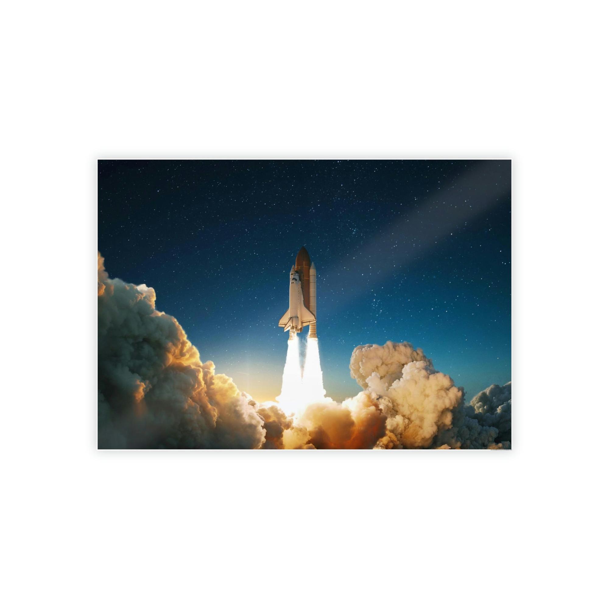 Nasa Beyond the Stratosphere: NASA-Themed Canvas