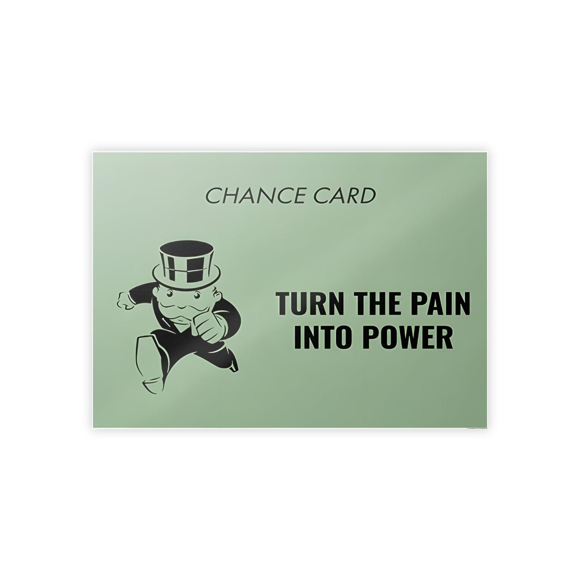 Monopoly & Motivation Monopoly's Motivation : Artistic Print on Framed Canvas & Poster
