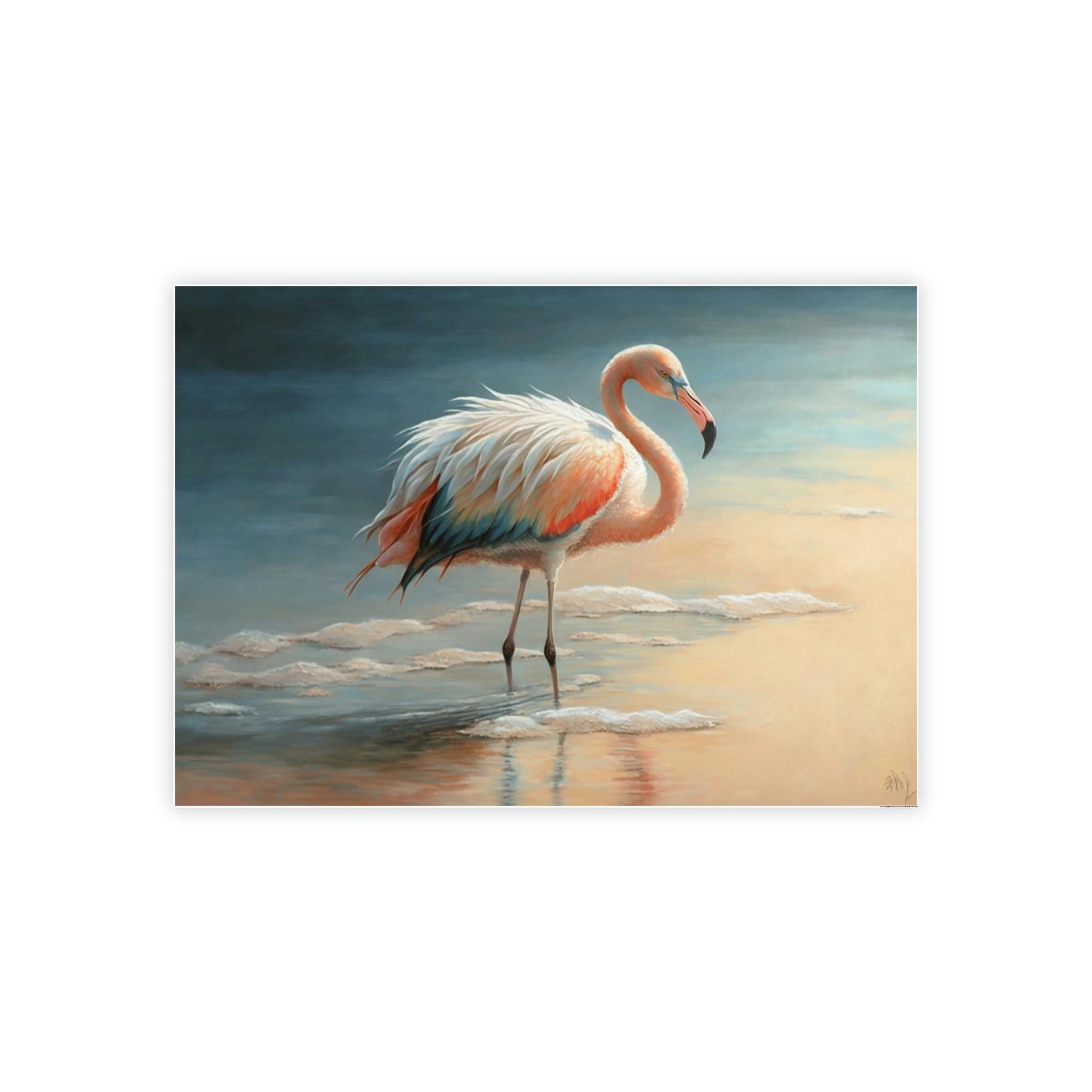 Flamingos The Pink Flamingos: Framed Canvas & Poster of Majestic Flamingos