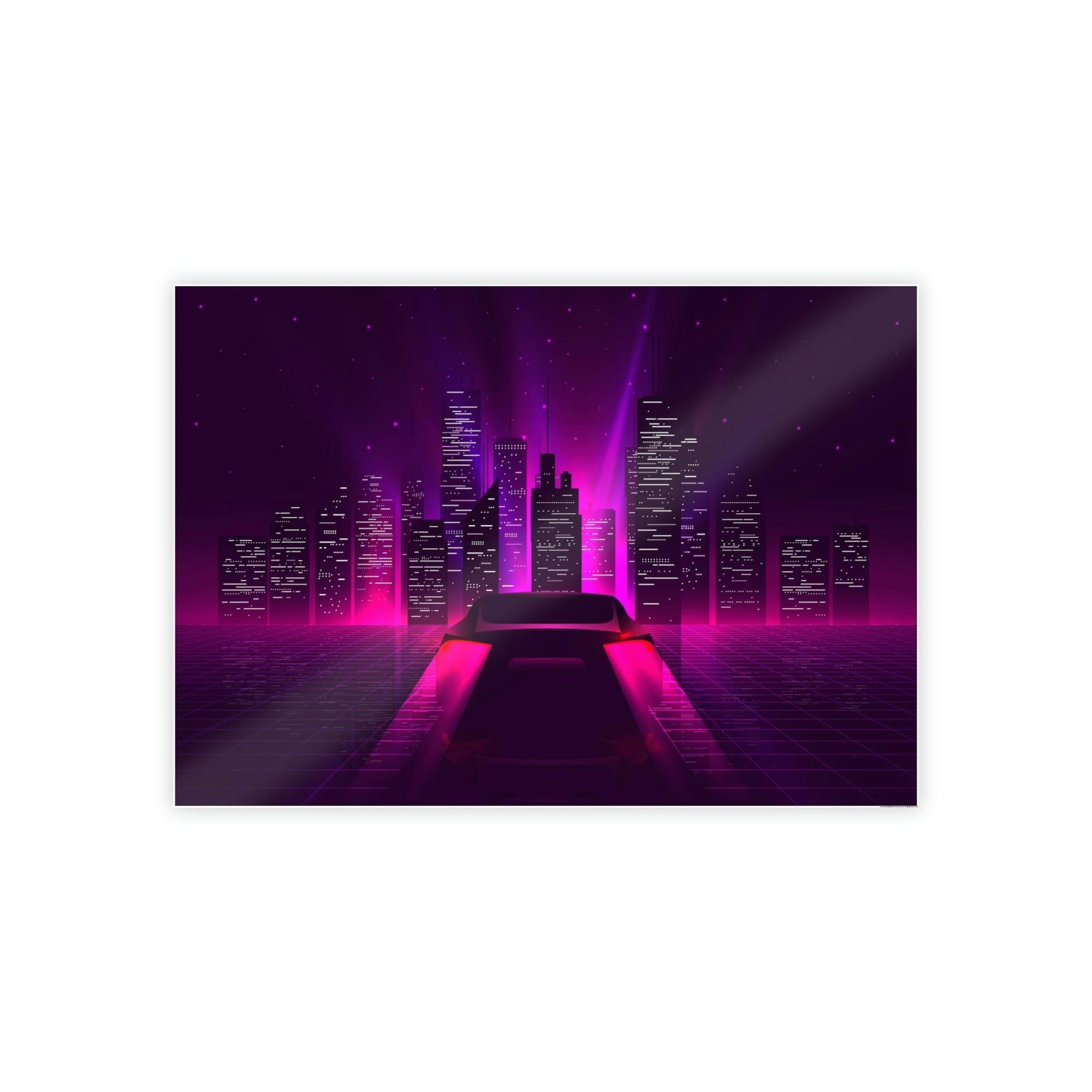 Neon Neon Splendor Revealed: Captivating Wall Art Prints with Radiant Glow