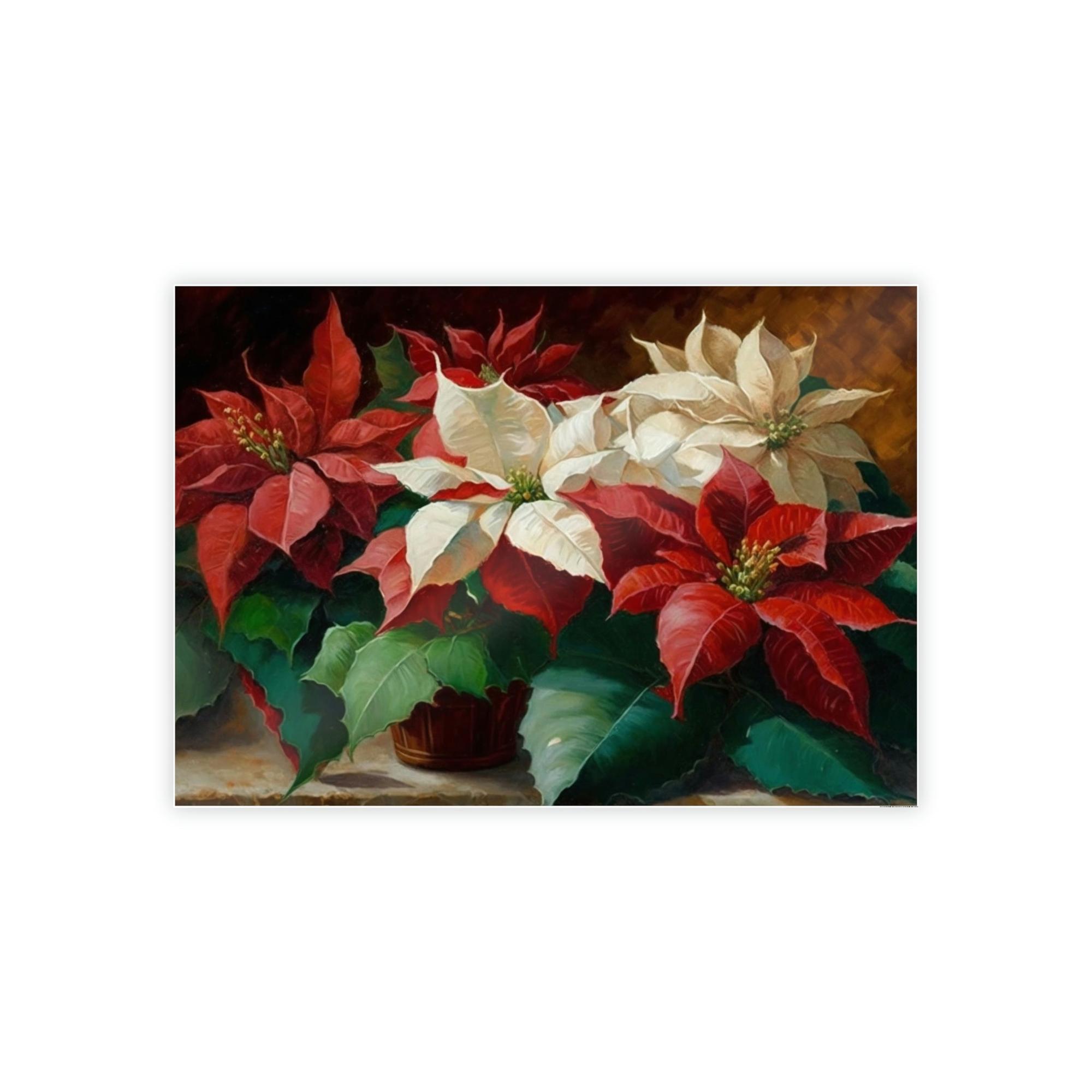 Poinsenttias Poinsenttias Blooming Brightly: A Festive Floral Arrangement