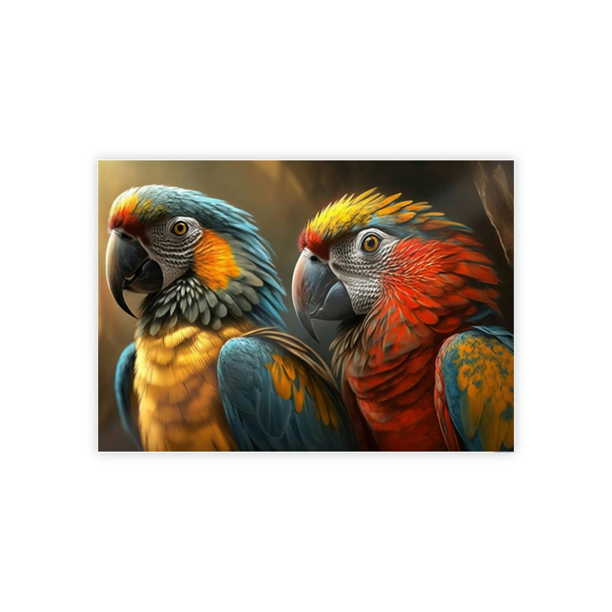 Parrots Parrot Serenade: A Canvas of Music and Nature's Harmony