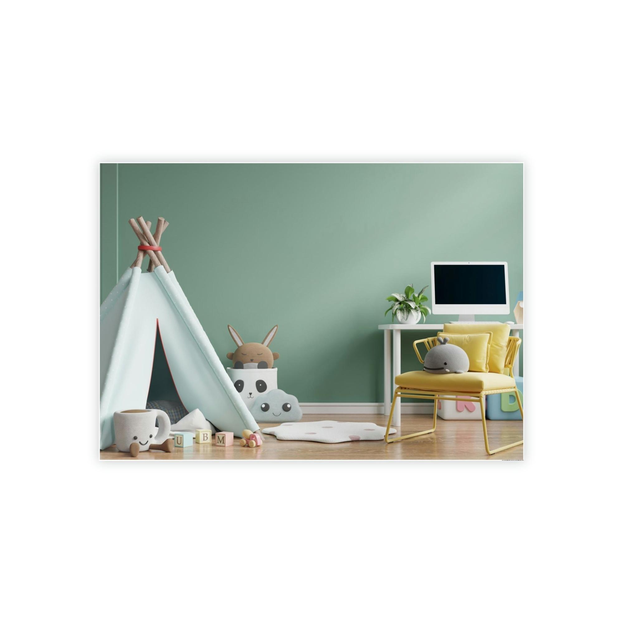 Boys Room Boys Room Art on a Natural Canvas with a Construction Zone Theme: Perfect for Little Builders