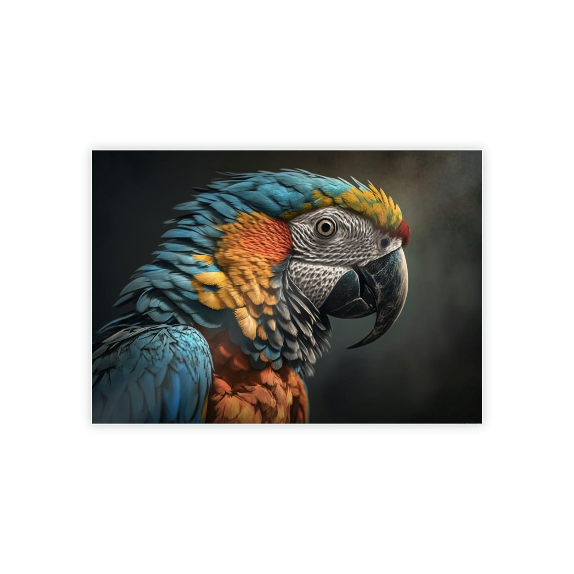 Parrots Parrot Mirage: A Canvas of Vibrant Colors and Optical Illusion in the Canopy