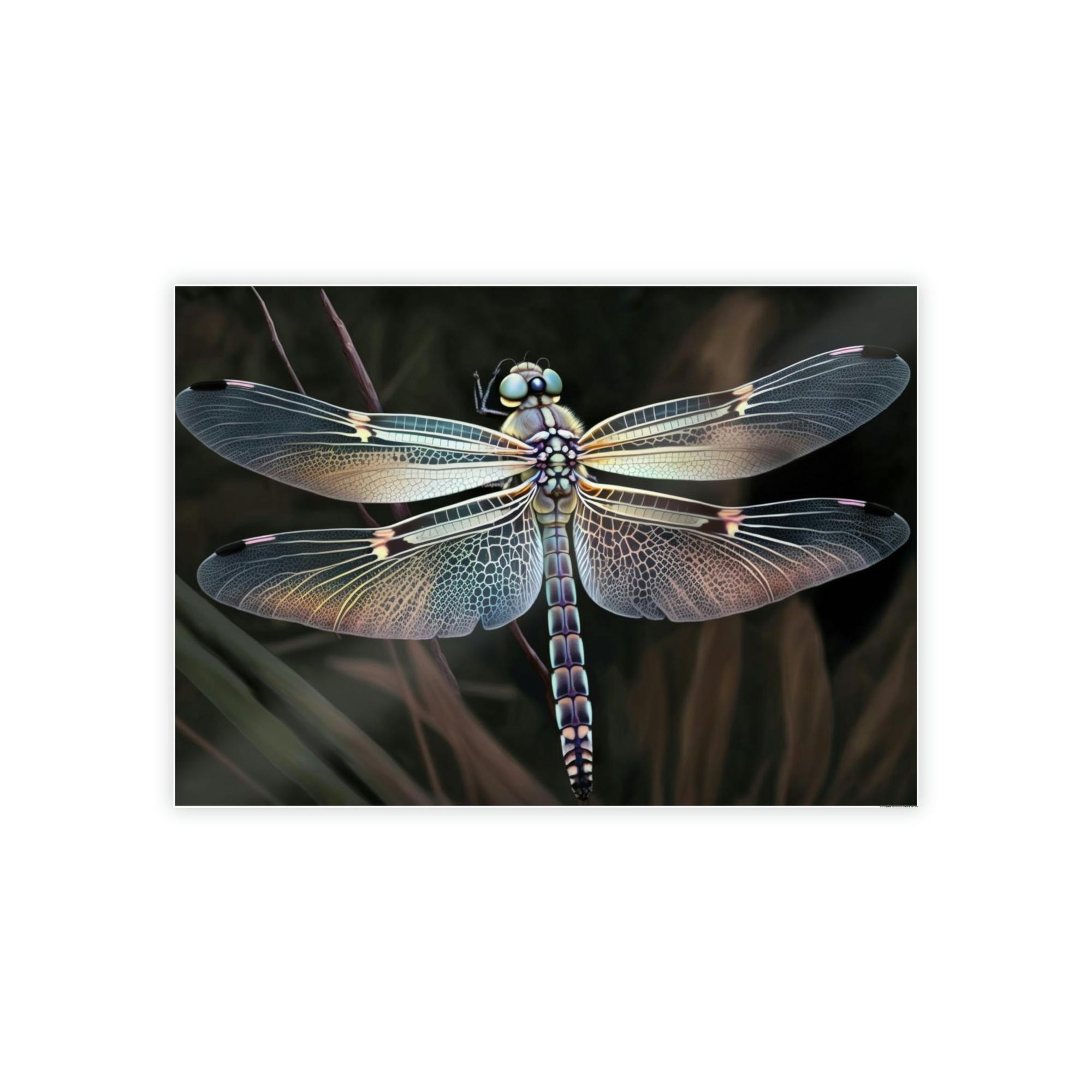Dragonfly Dragonfly Delight: A Natural Canvas Print of Beautiful Insects