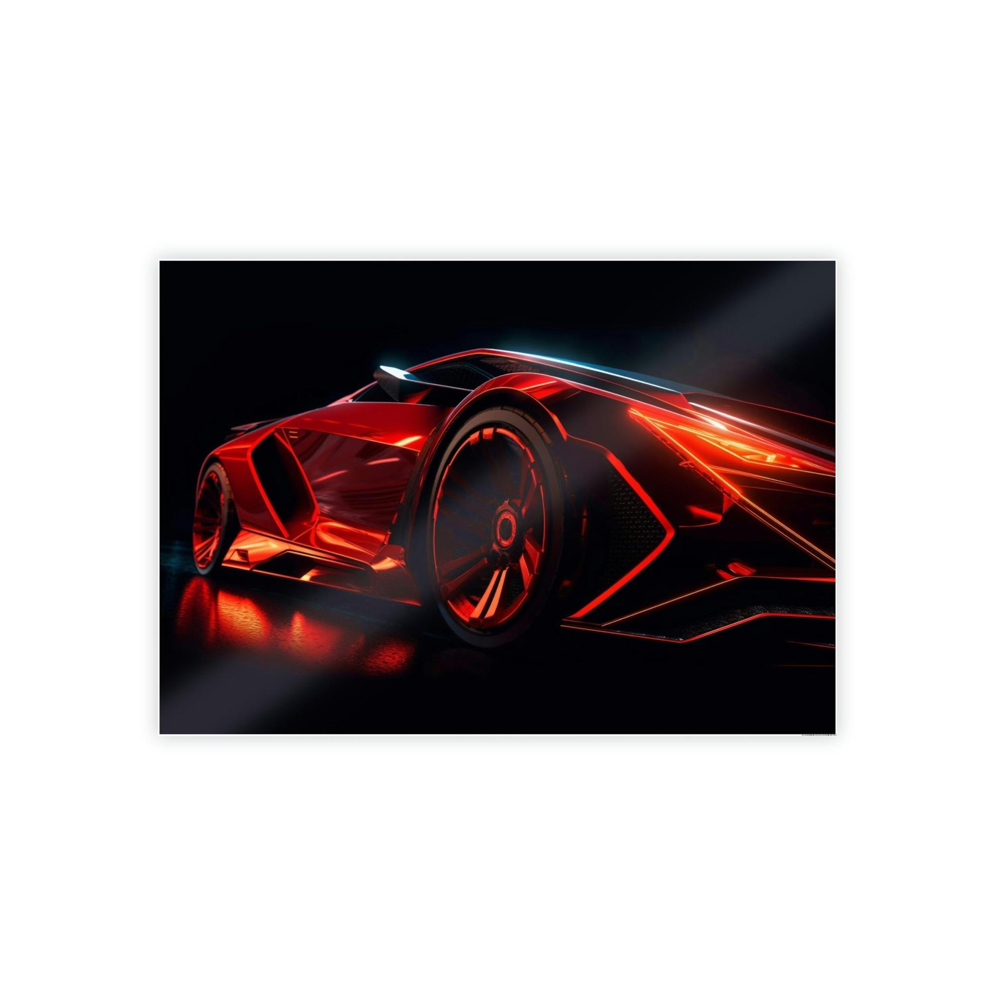 Lamborghini Italian Supercar Artistry: Framed Canvas & Poster Art with Lamborghini
