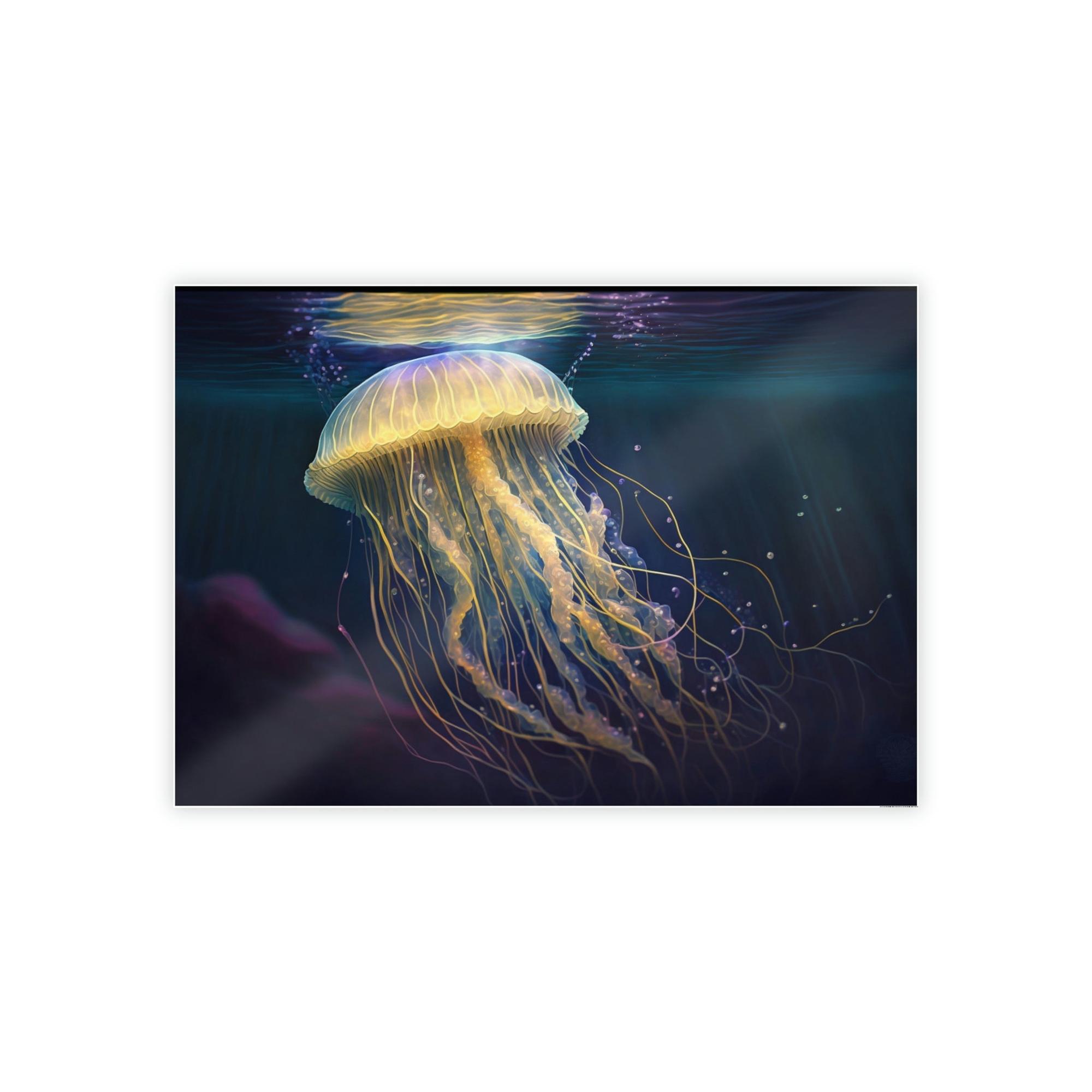 Jellyfishs Jellyfish Wonder: Captivating Canvas Wall Art Prints for Ocean Lovers