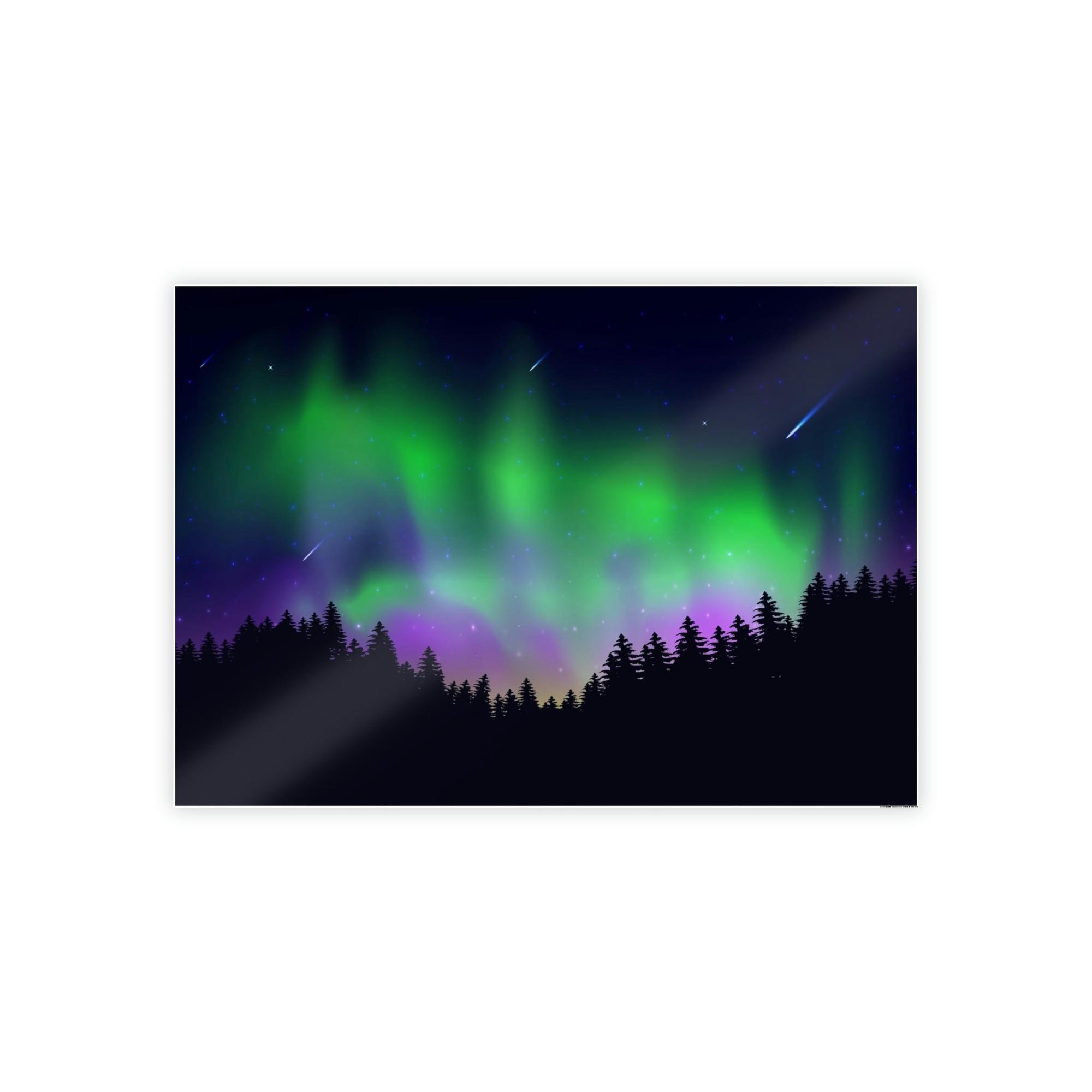 Aurora Borealis Aurora Borealis Shimmer: A Warm and Fanciful Night Sky