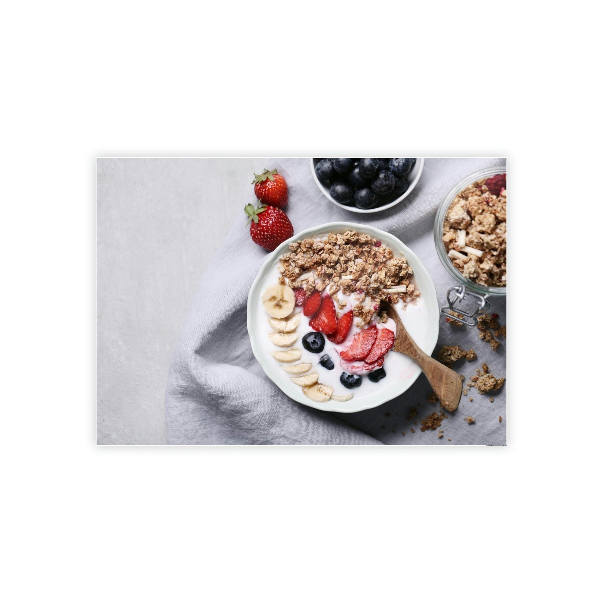 Breakfast Delicious Morning: Canvas Print of a Sumptuous Breakfast Spread