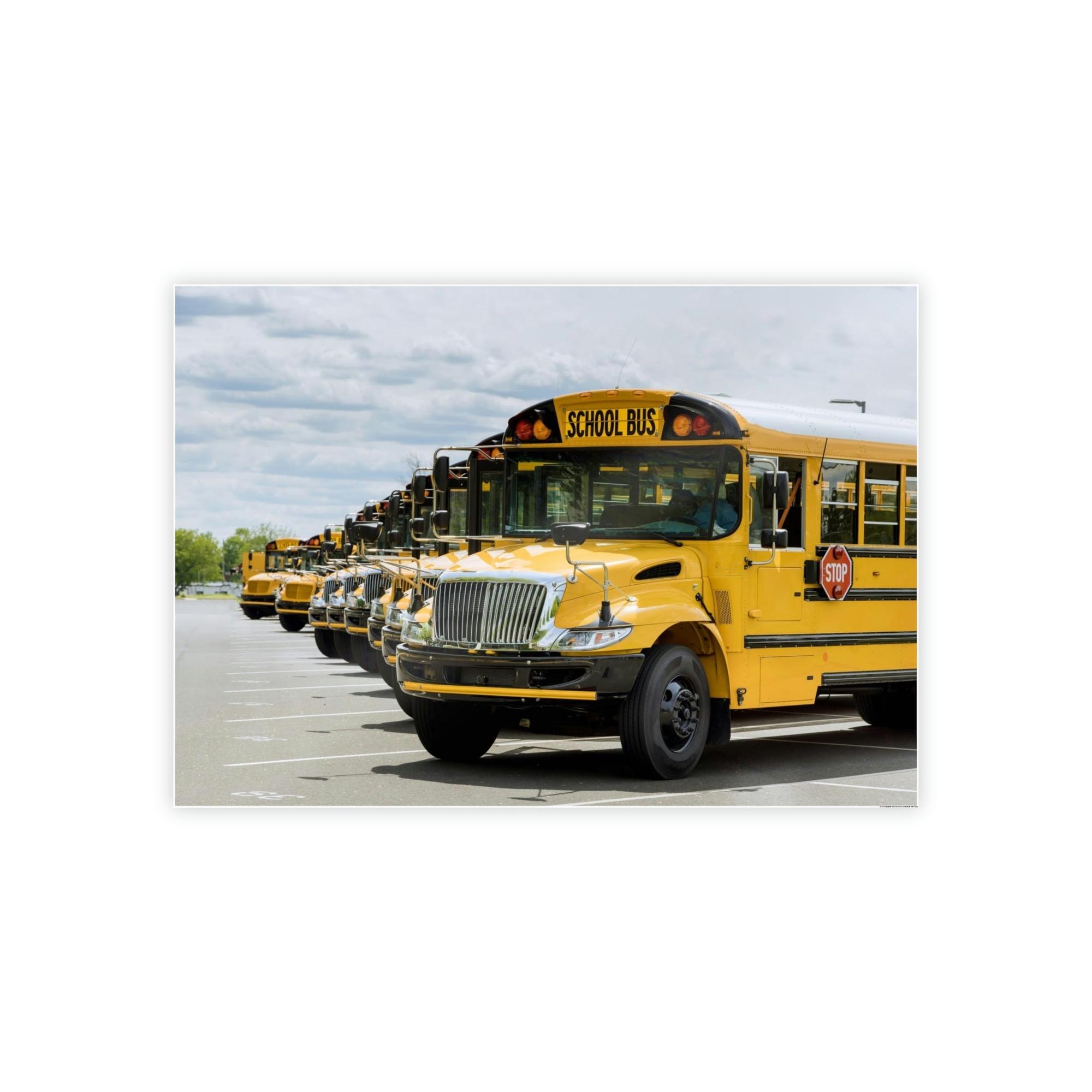 Bus The Artful Commute: Expressing the Bus's Soul on Canvas & Poster