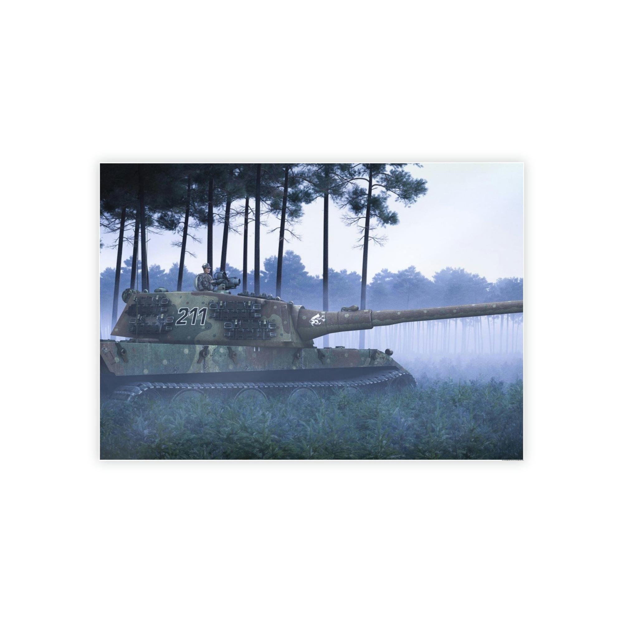 World Of Tanks Victory Unveiled: Striking World of Tanks Art Print on Canvas