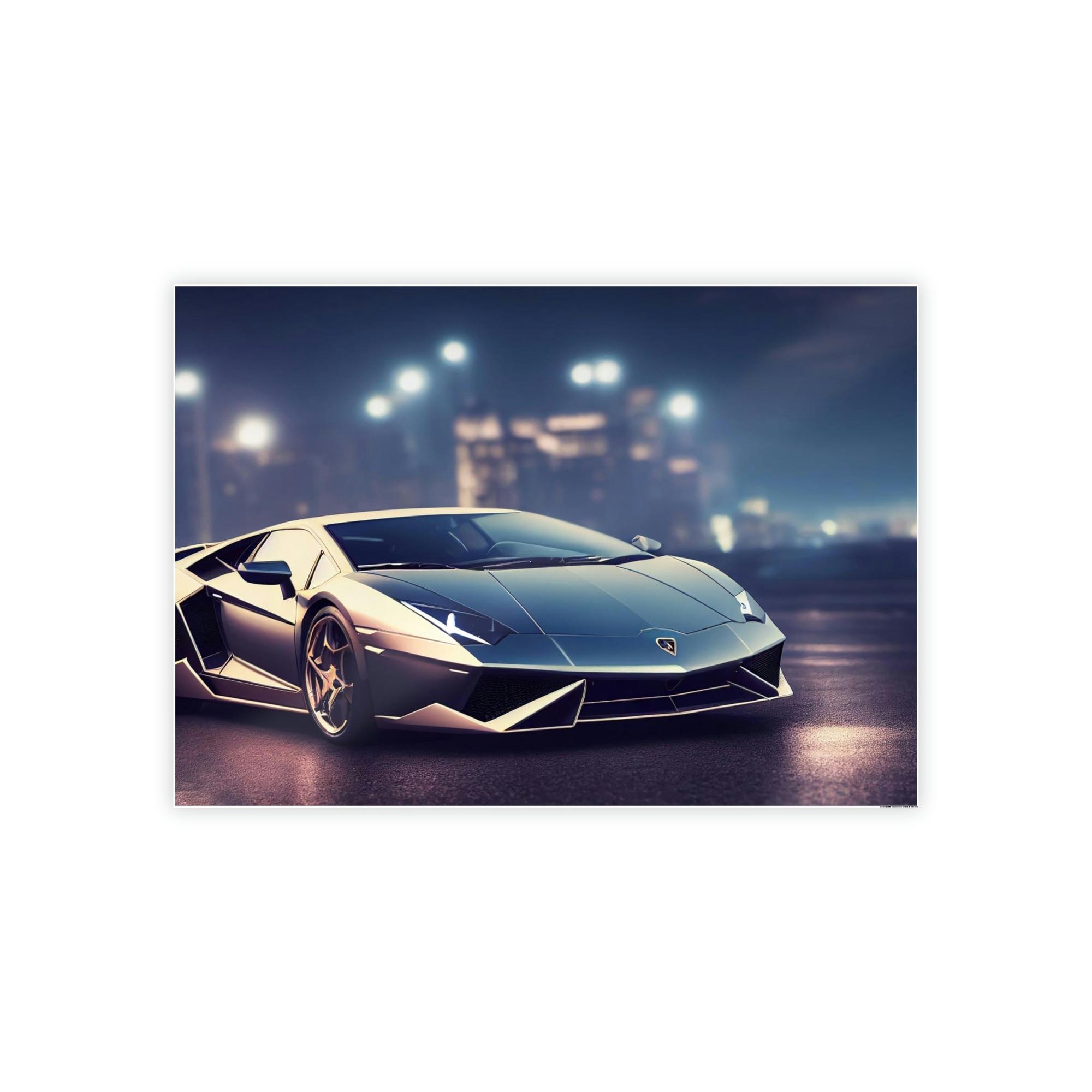 Lamborghini Speed Demon: Lamborghini Sports Car on Canvas & Poster