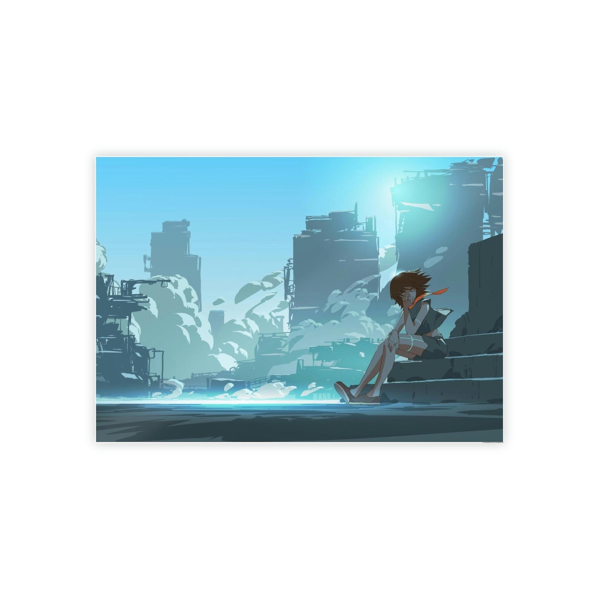 Anime Anime Adventure: Framed Canvas Art Featuring Action-Packed Anime Scenes