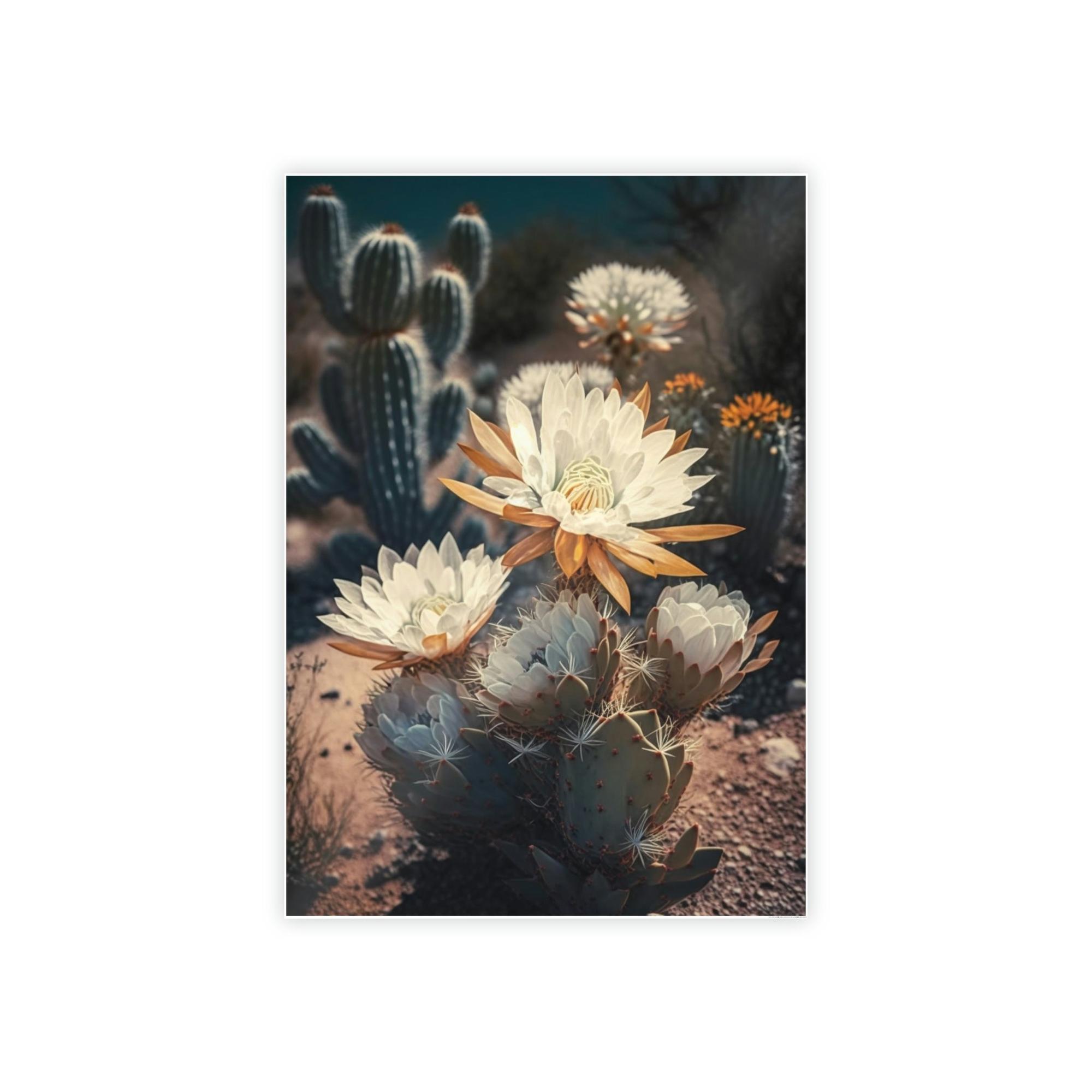 Cactus Desert Chic: Framed Cactus Wall Art for a Stylish Home Decor