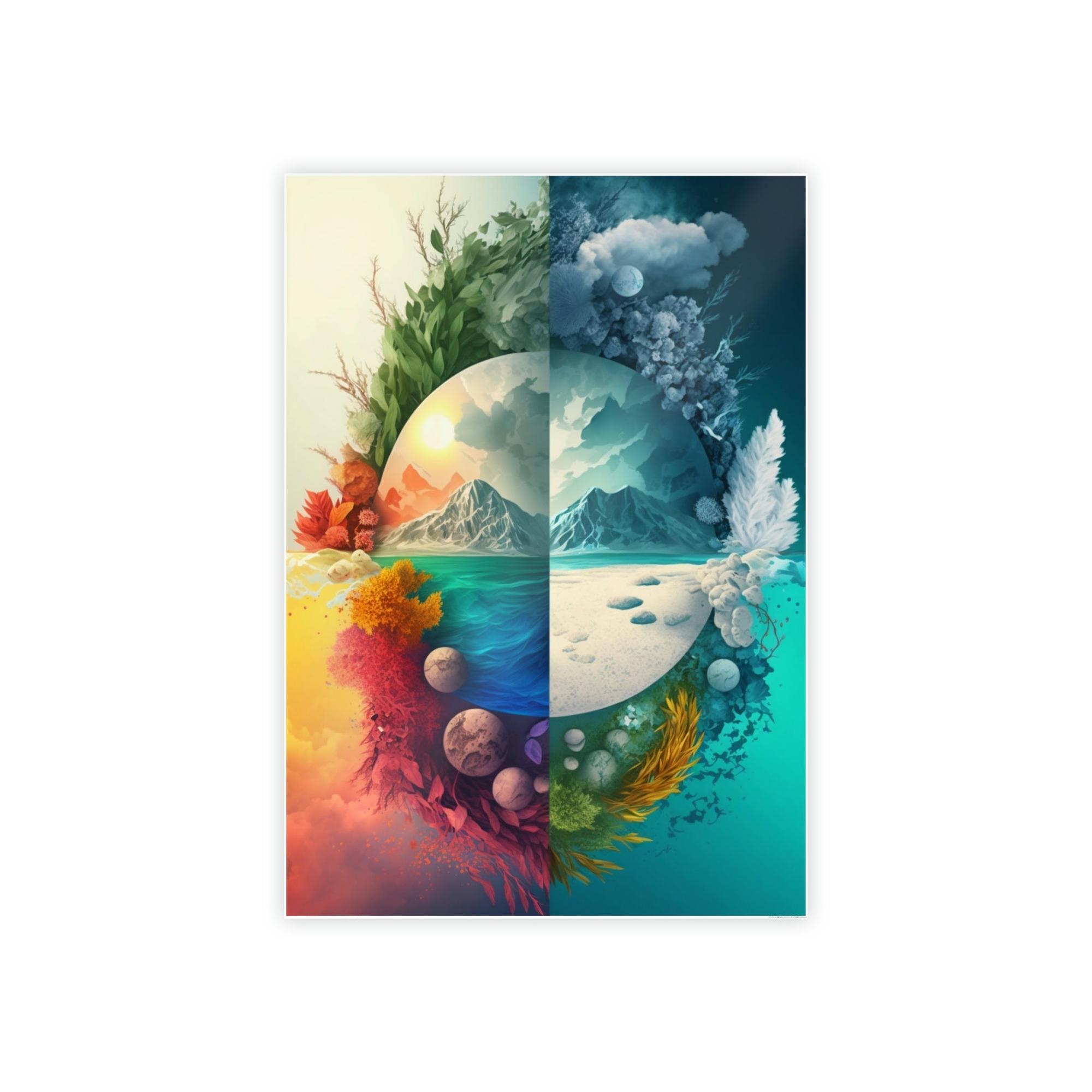 Seasons Seasonal Symphony: A Canvas of Nature's Harmonious Rhythms