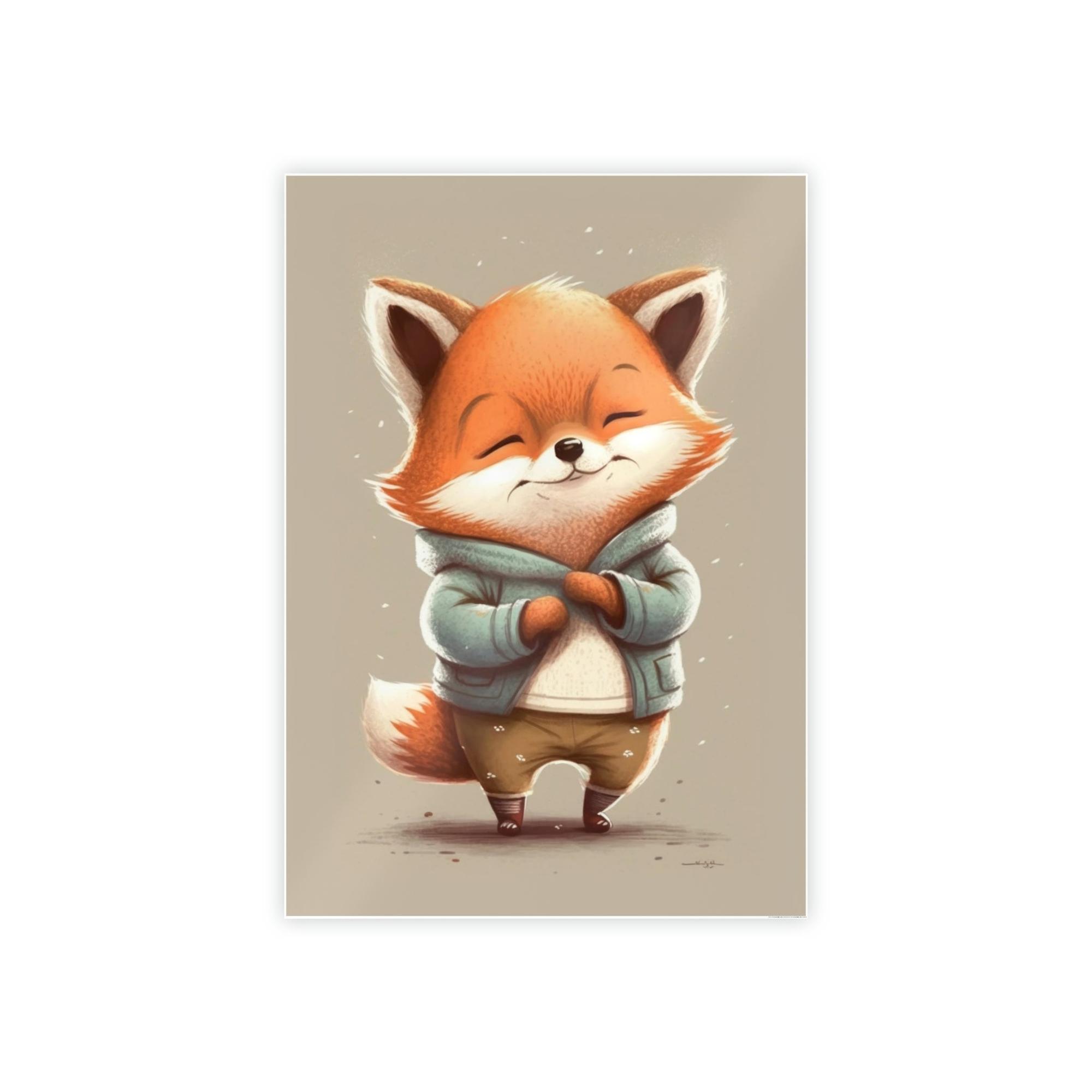 Fox The Playful Fox: A Joyful Companion for a Walk in the Woods