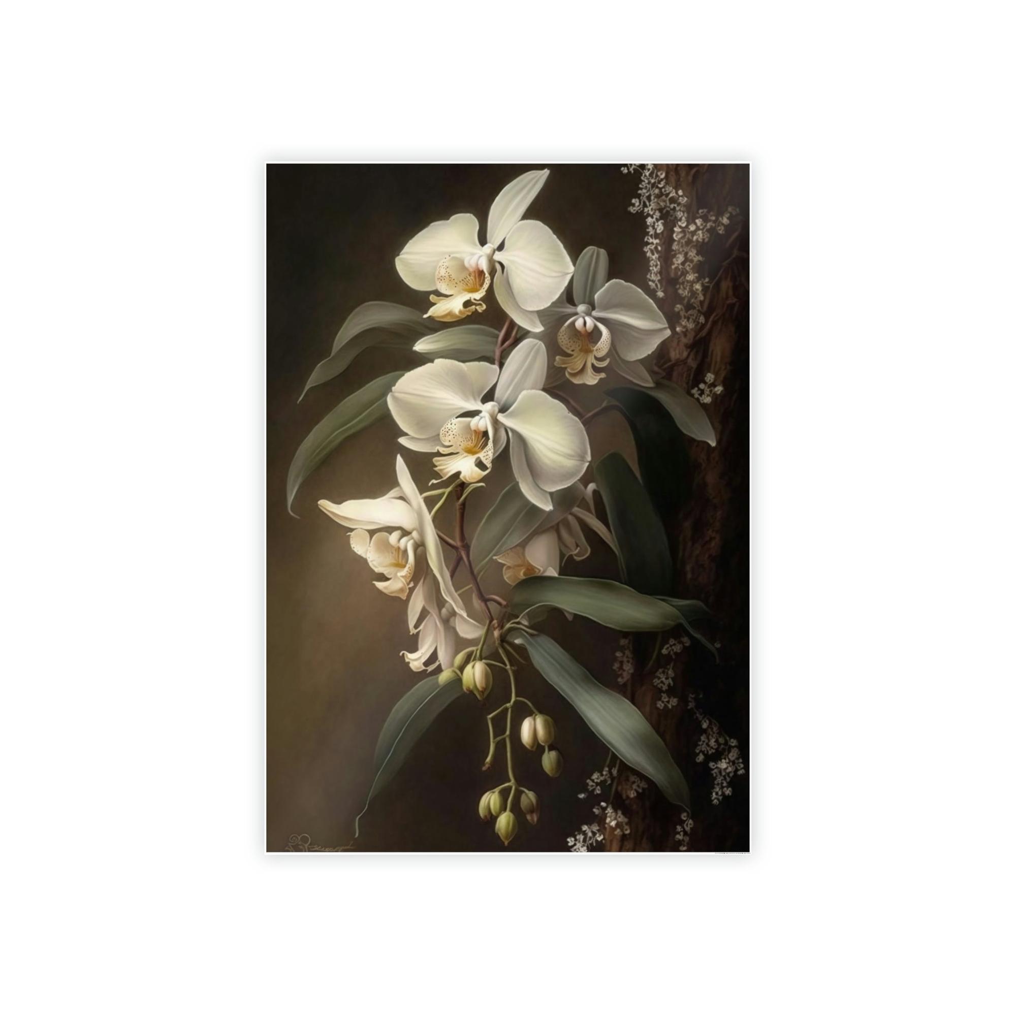 Orchids Orchid Bliss: Tranquility on Canvas