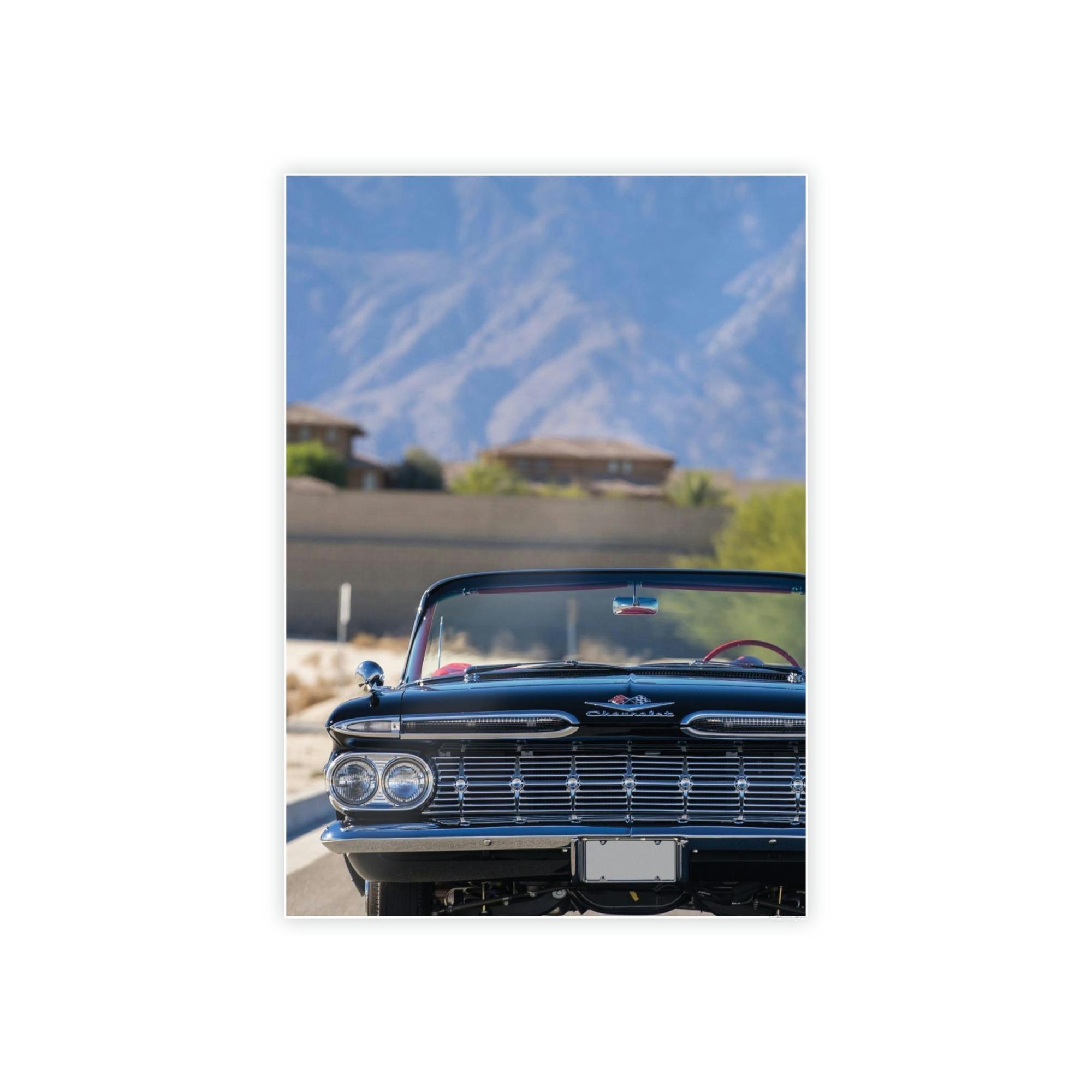 Chevrolet Vintage Chevrolet: Print on Canvas for Retro Decor