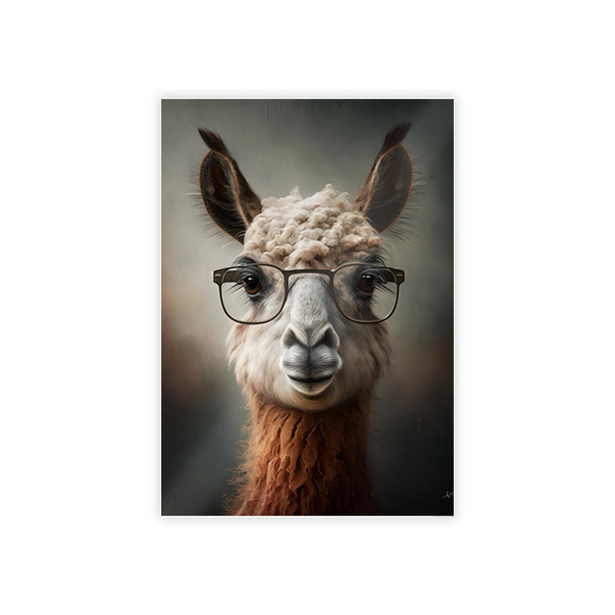 Lamas Lama Zen: Tranquility on Canvas