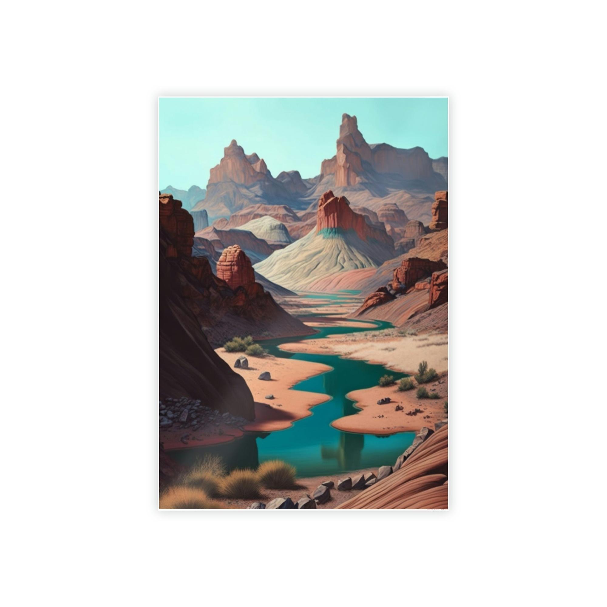 Canyon The Great Outdoors: Canyons Art on Framed Canvas and Posters for Nature Lovers