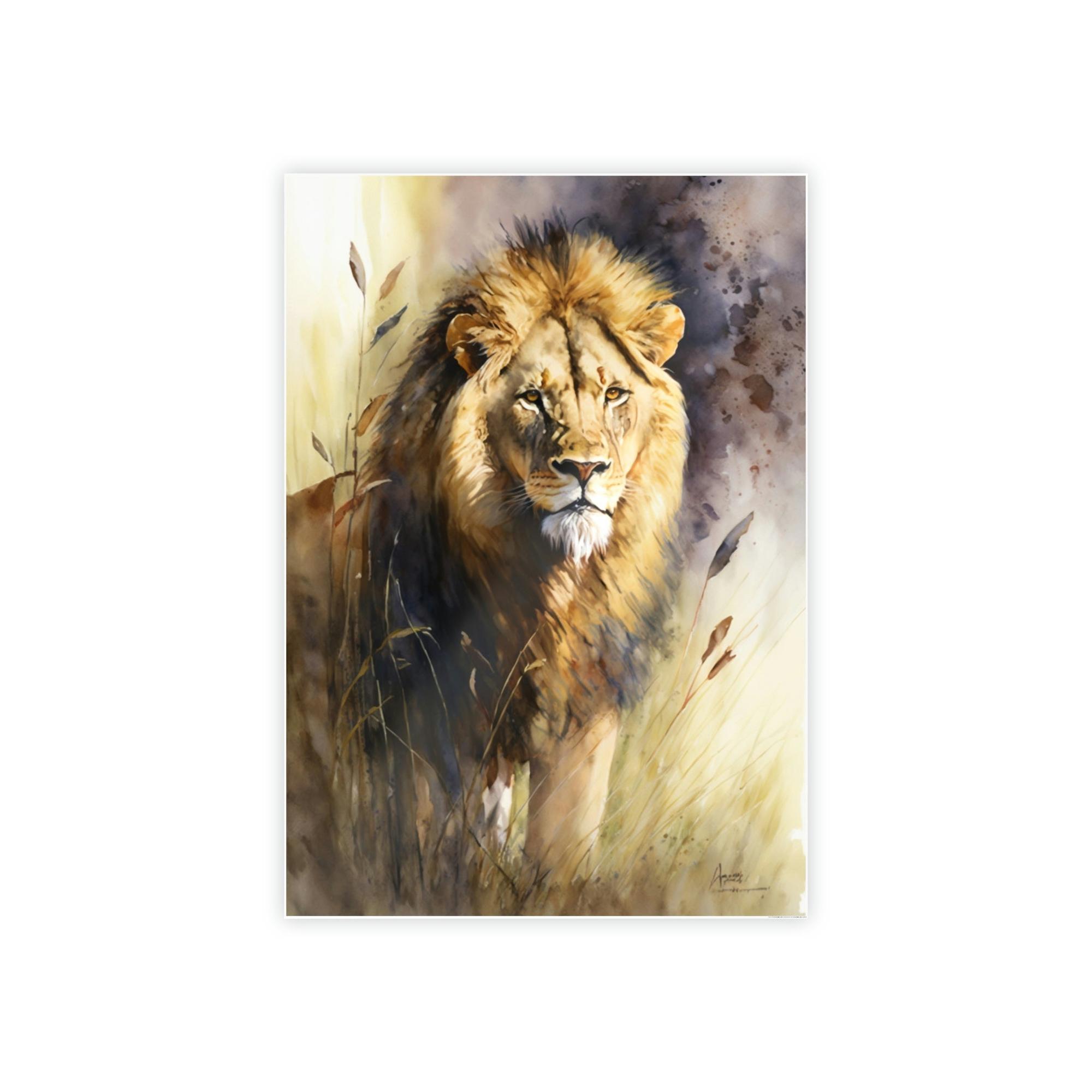 Lions Lion's Spirit: An Artistic Expression of Courage