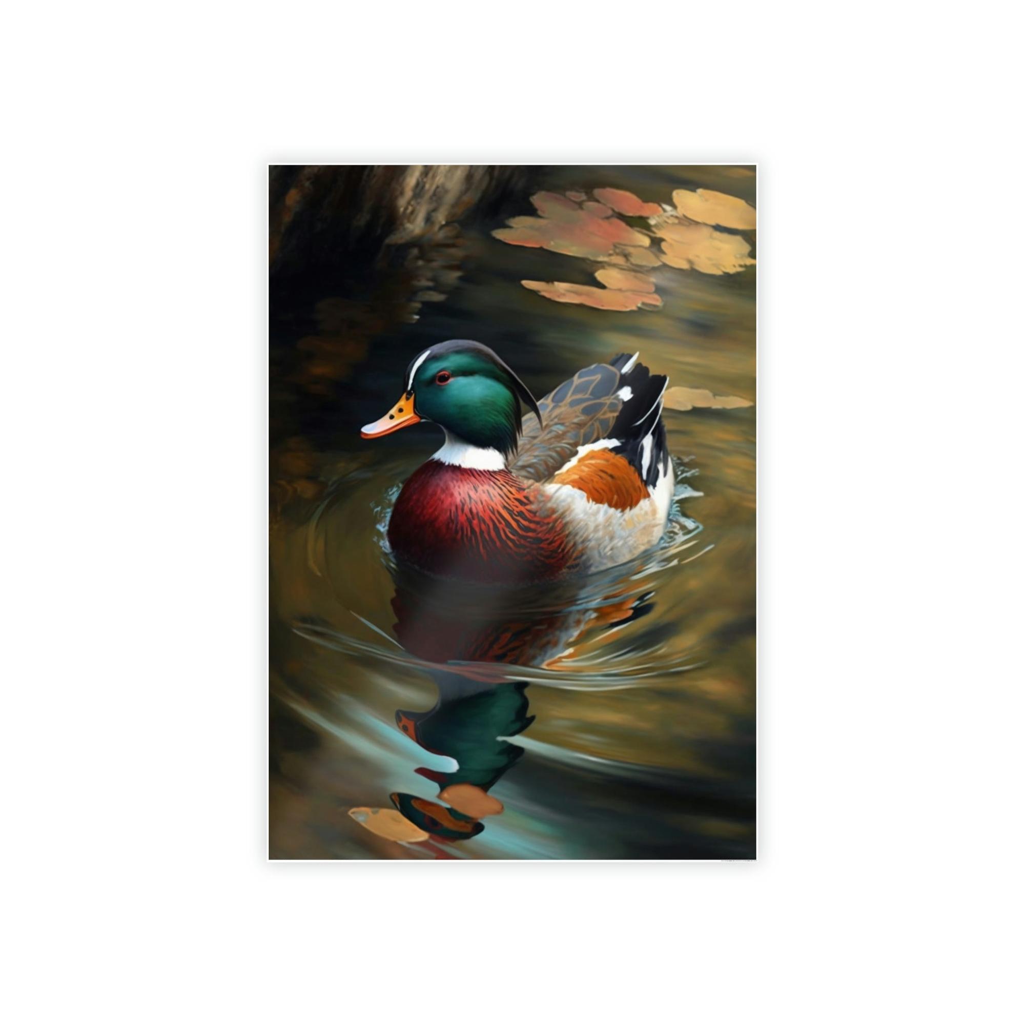Ducks Reflections of Nature: An Artistic Rendering of Ducks
