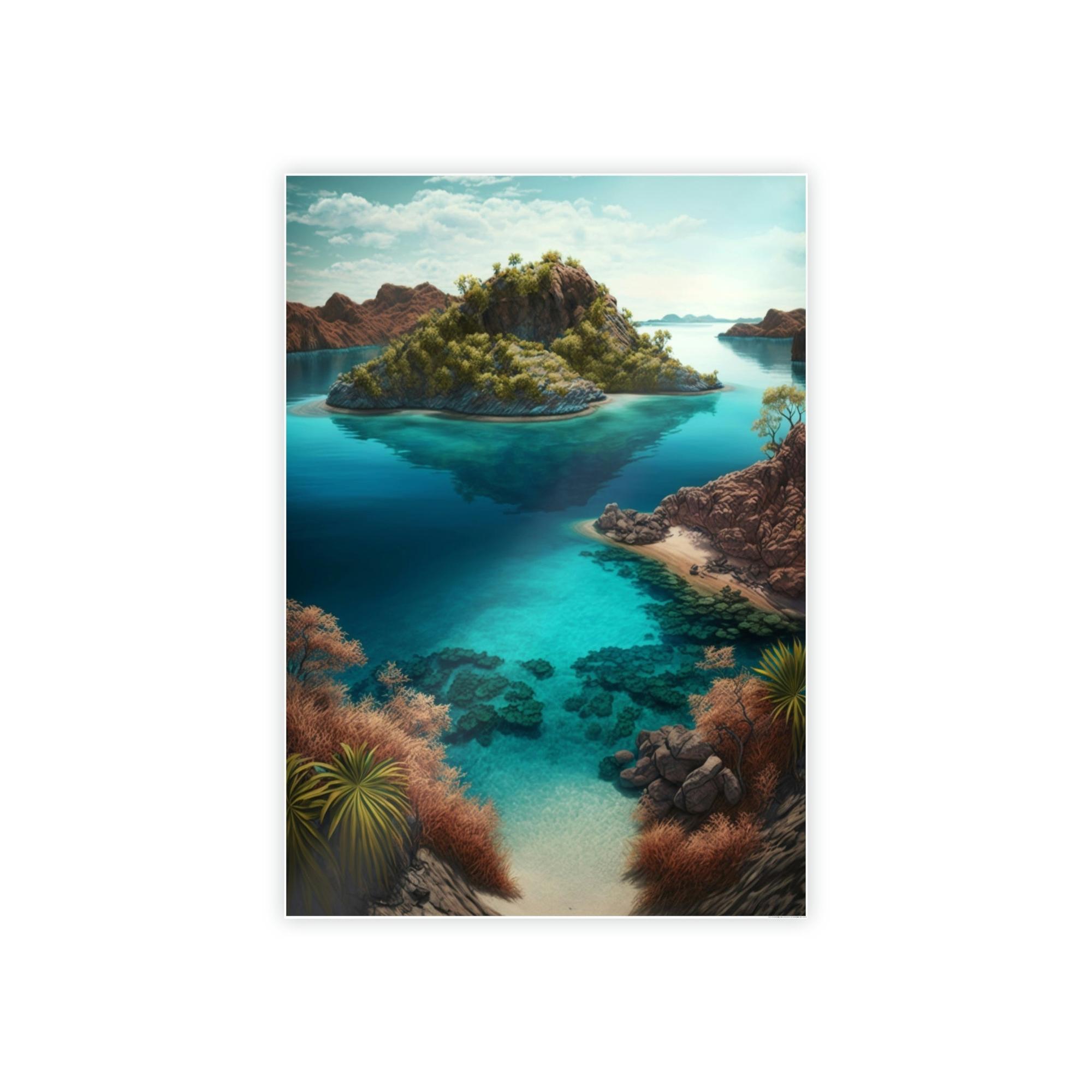 Tropical Tropical Paradise: A Vibrant and Lush Canvas Print