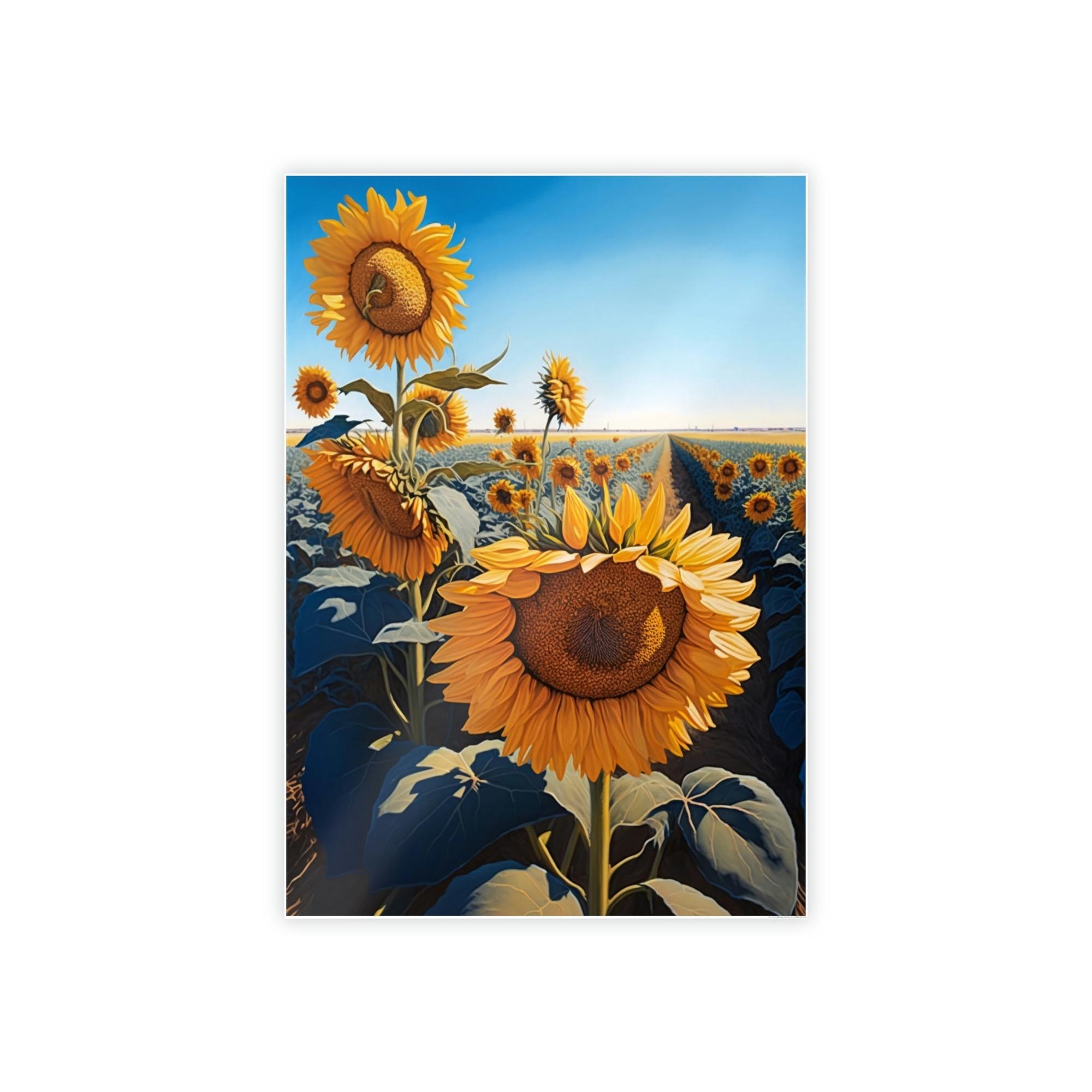 Sunflowers Petals of Gold: A Rich and Luxurious Display of Sunflowers' Exquisite Charm