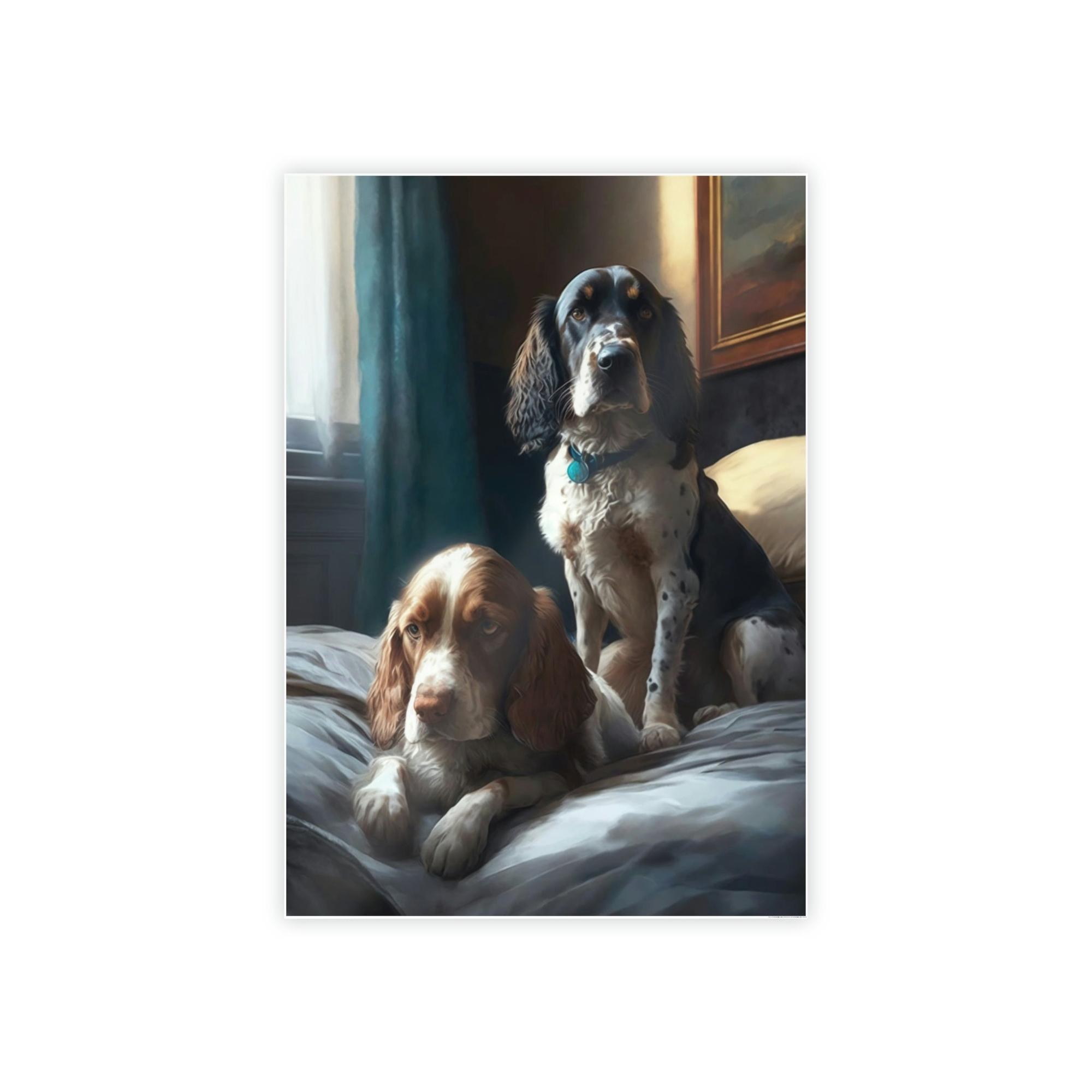 Dogs A Dog's Best Friend: Loyalty on Canvas
