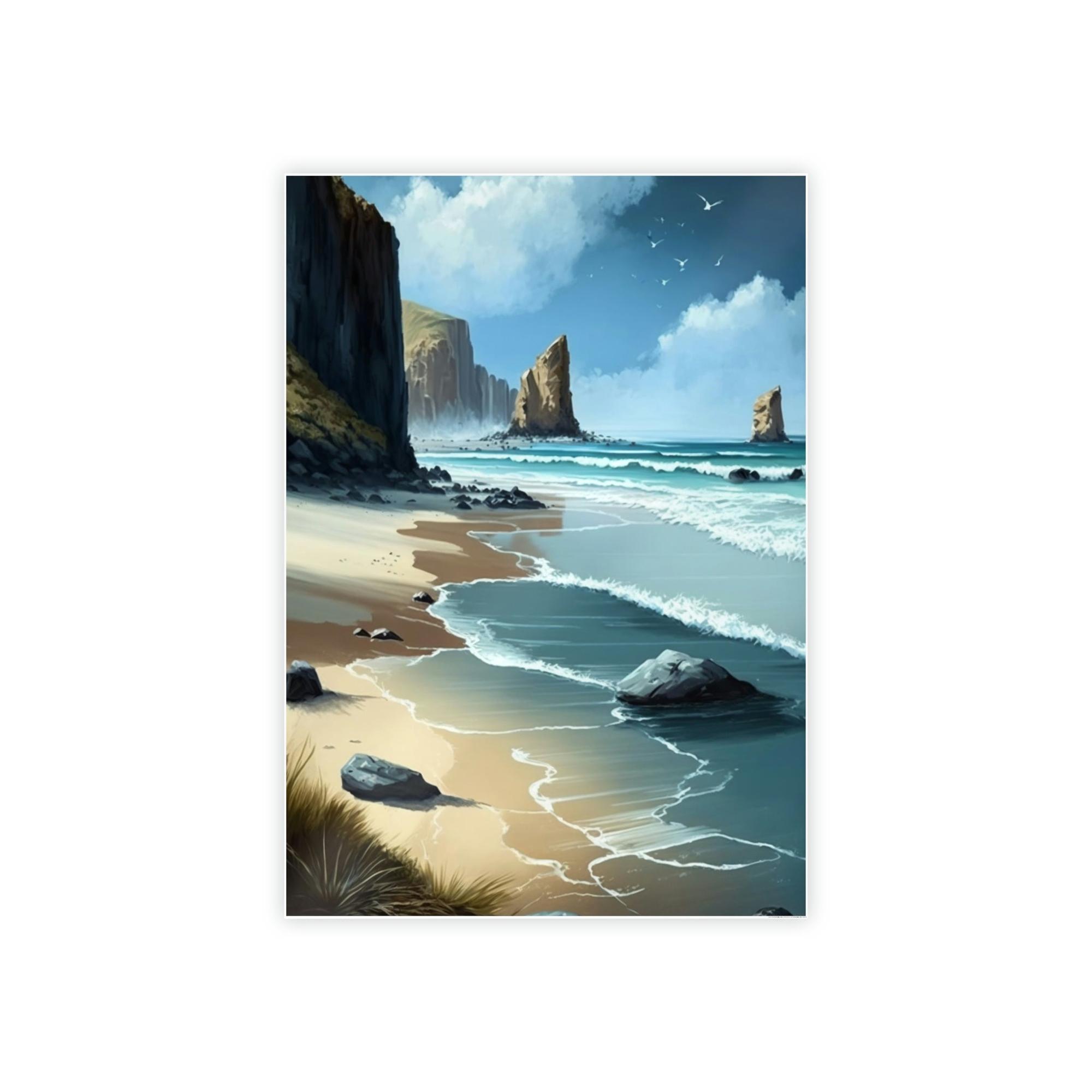 Coastal The Coastal Dream: Printed Poster & Canvas of Coastal Landscape