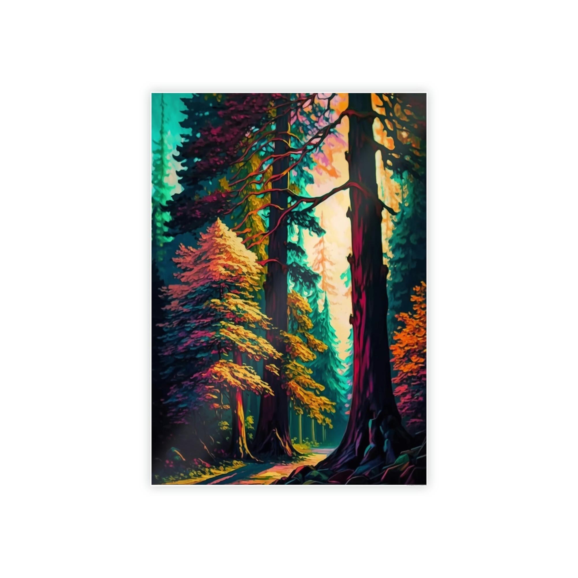 Forest Trees Whispers of the Forest: A Serene Retreat
