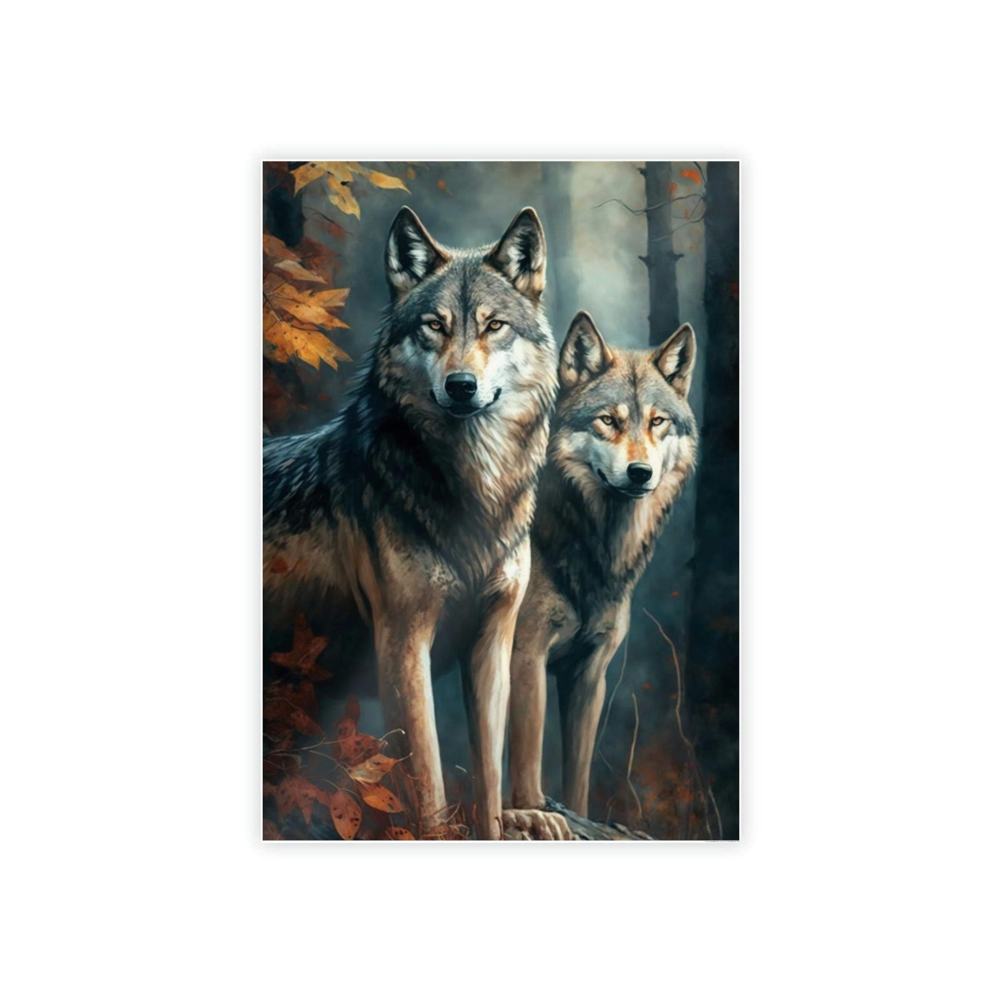 Wolfs Guardians of the Forest: Majestic Wolfs