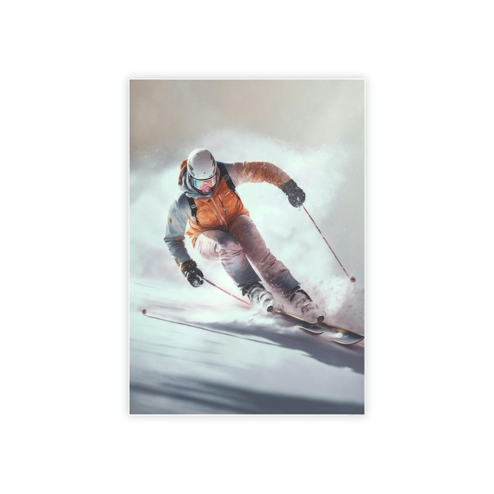 Skiing Mountain Majesty: A Breathtaking Skiing Landscape