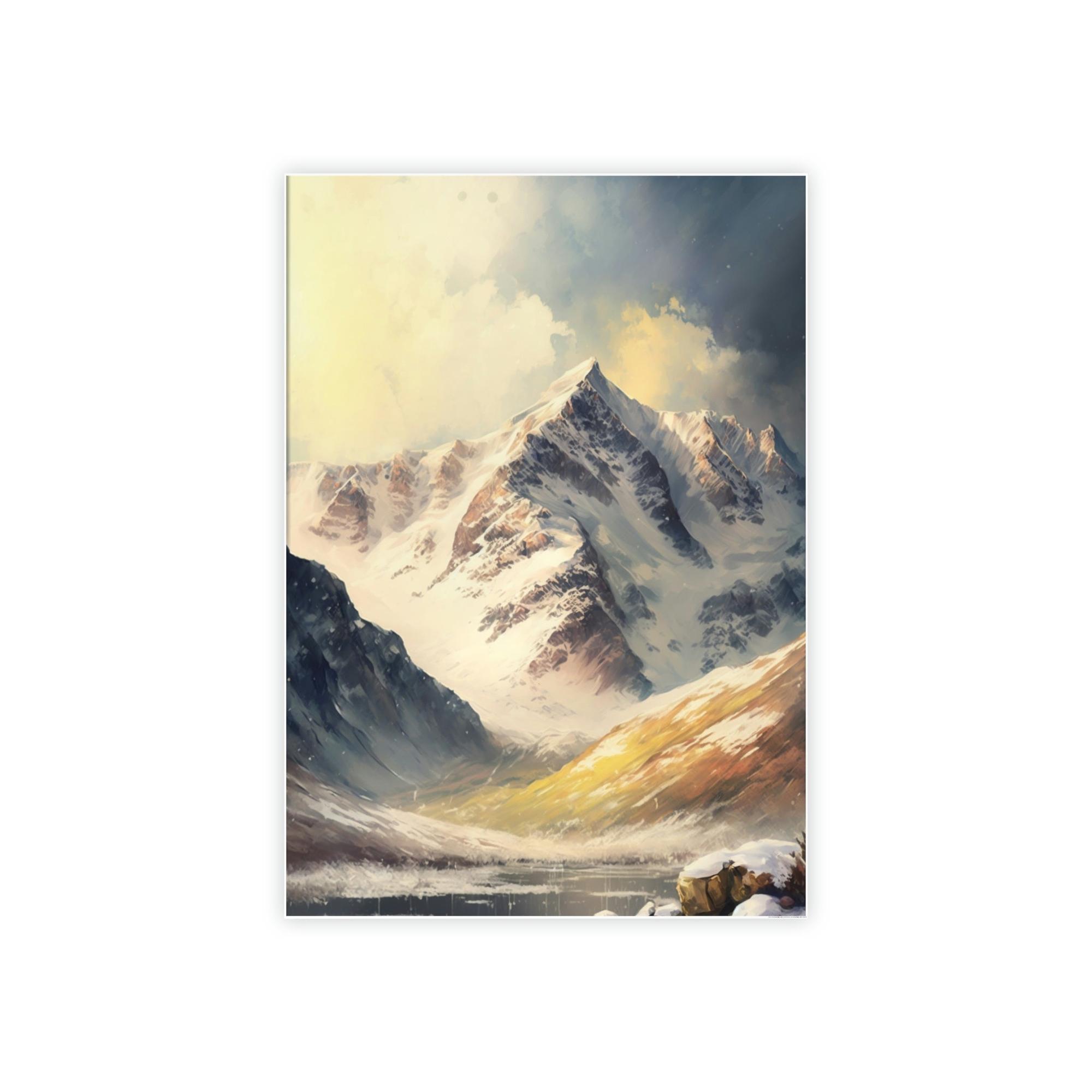Mountains Awe-Inspiring Mountain Range: A Canvas of Nature's Splendor