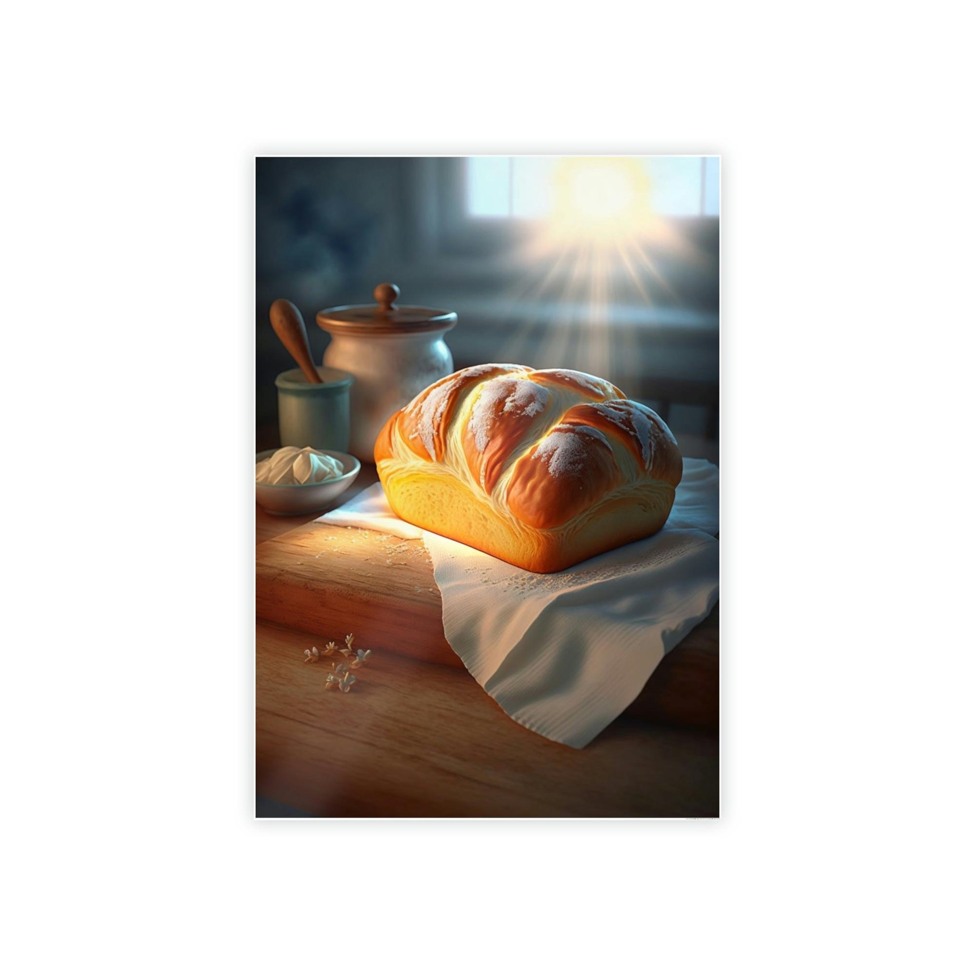 Bread The Daily Bread: Print on Canvas and Art for Kitchen Decor