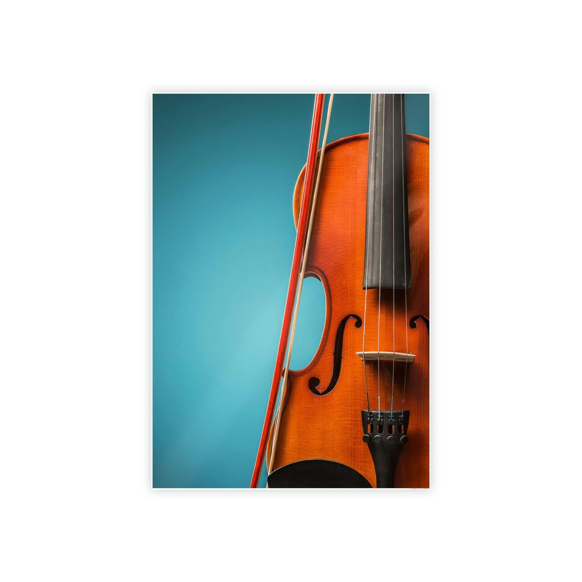 Cello Harmonious Hues: Cello Wall Art on Canvas