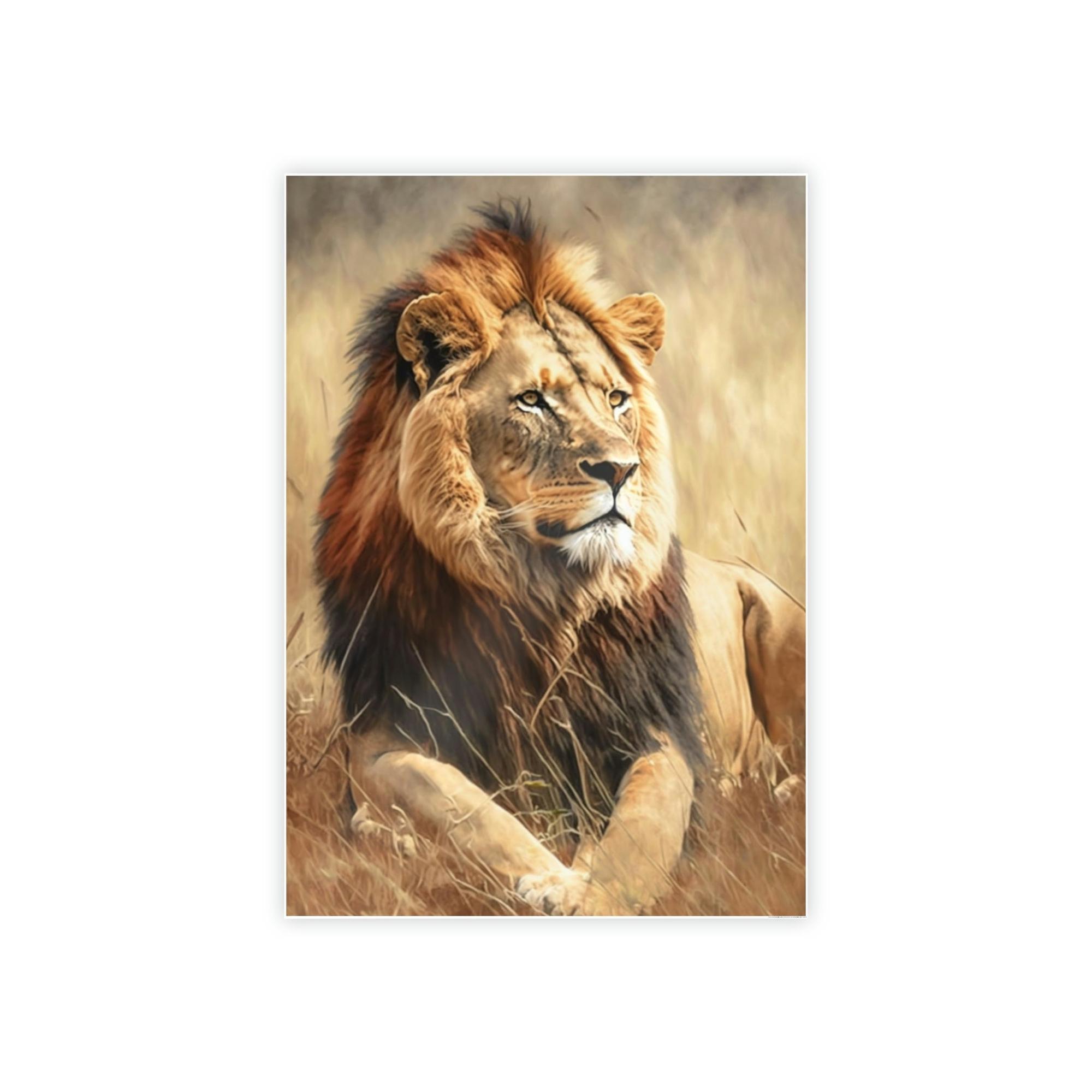Lions Lion Strength: An Artistic Work with Lion
