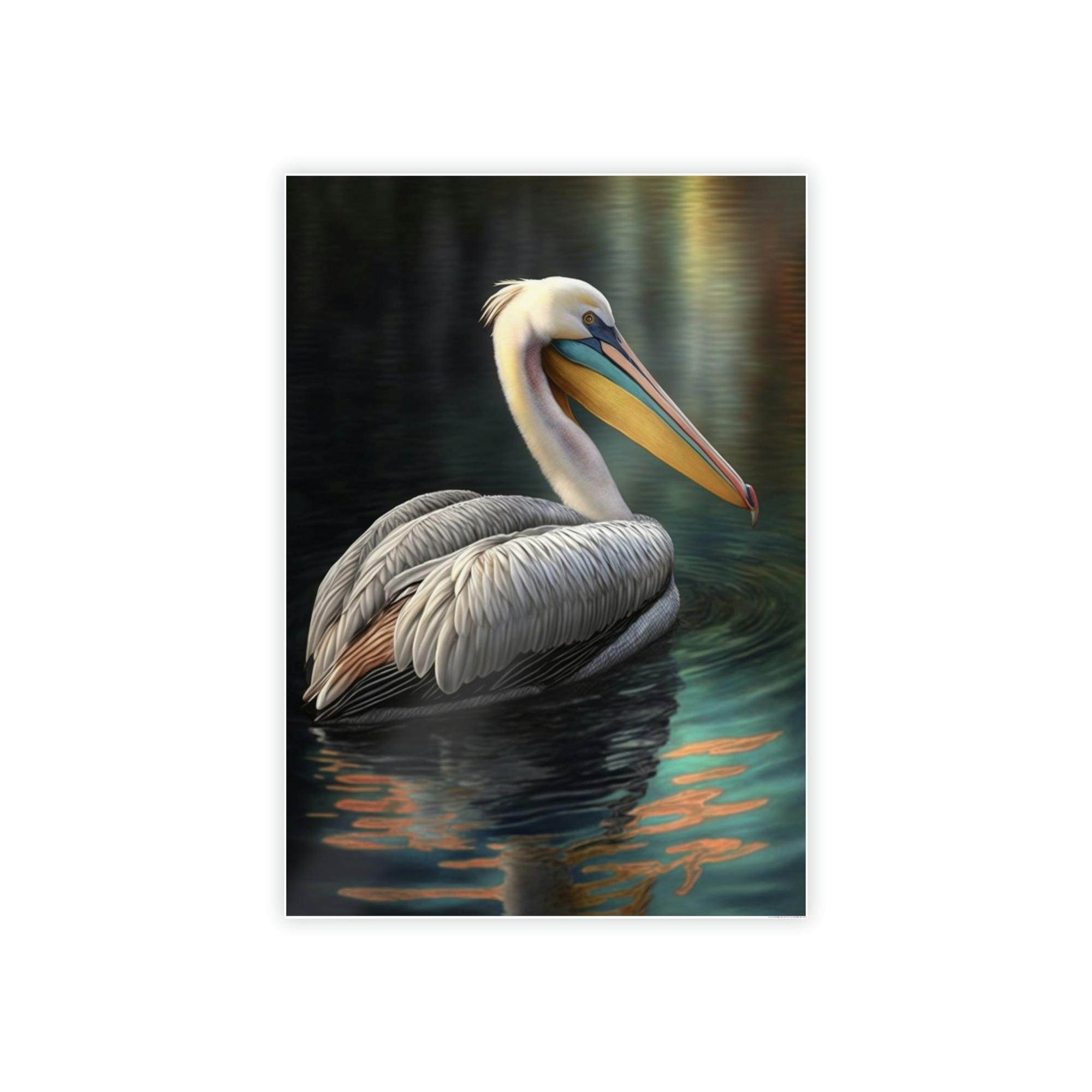 Pelicans Pelican's Perch: A Coastal Canvas Delight