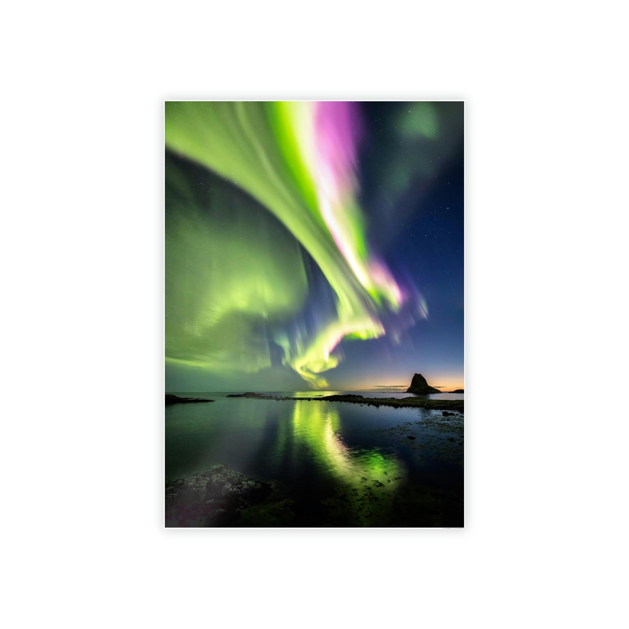 Aurora Borealis Aurora Borealis Dreams: Stunning Framed Canvas Print for Your Home