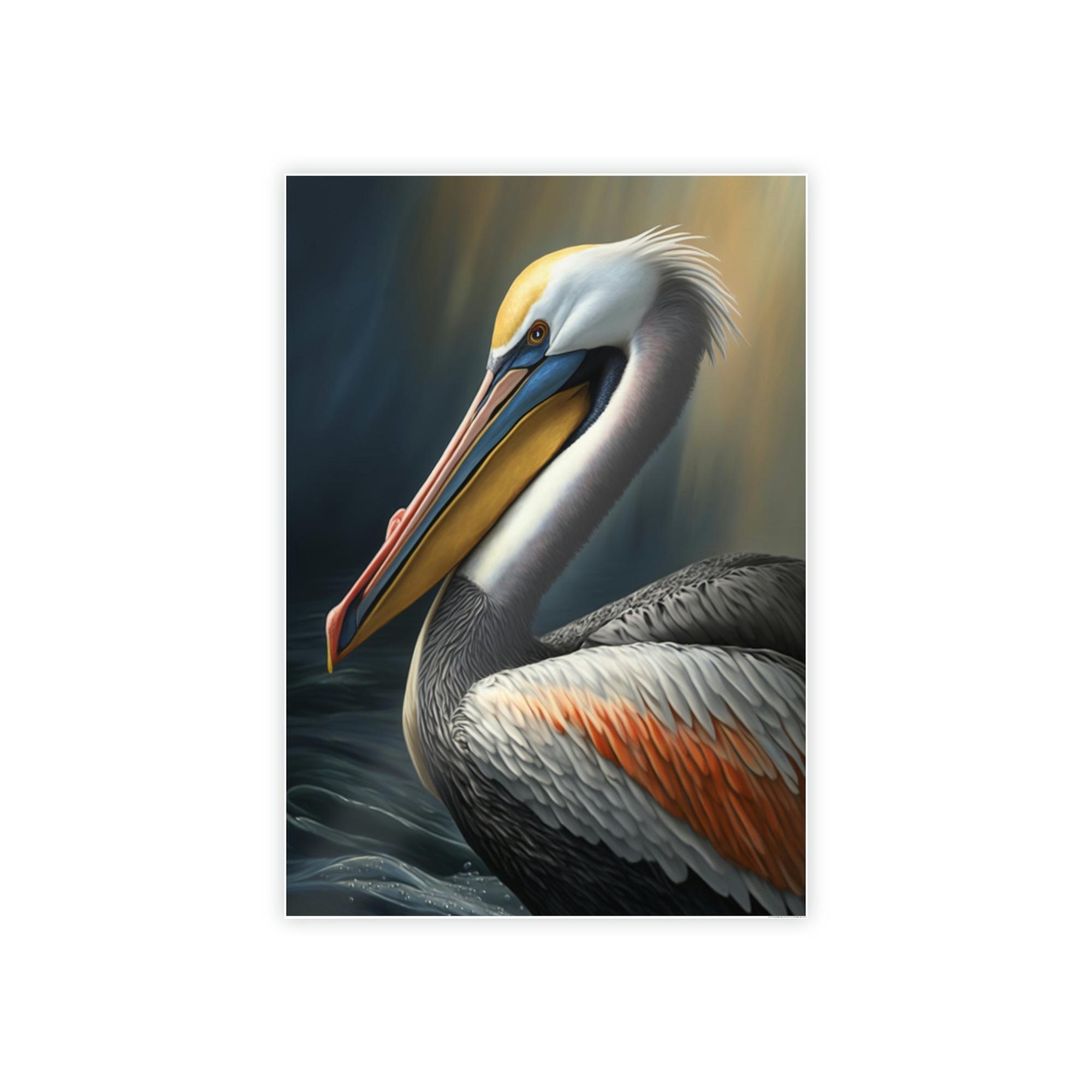 Pelicans Pelican's Voyage: A Canvas Coastal Adventure
