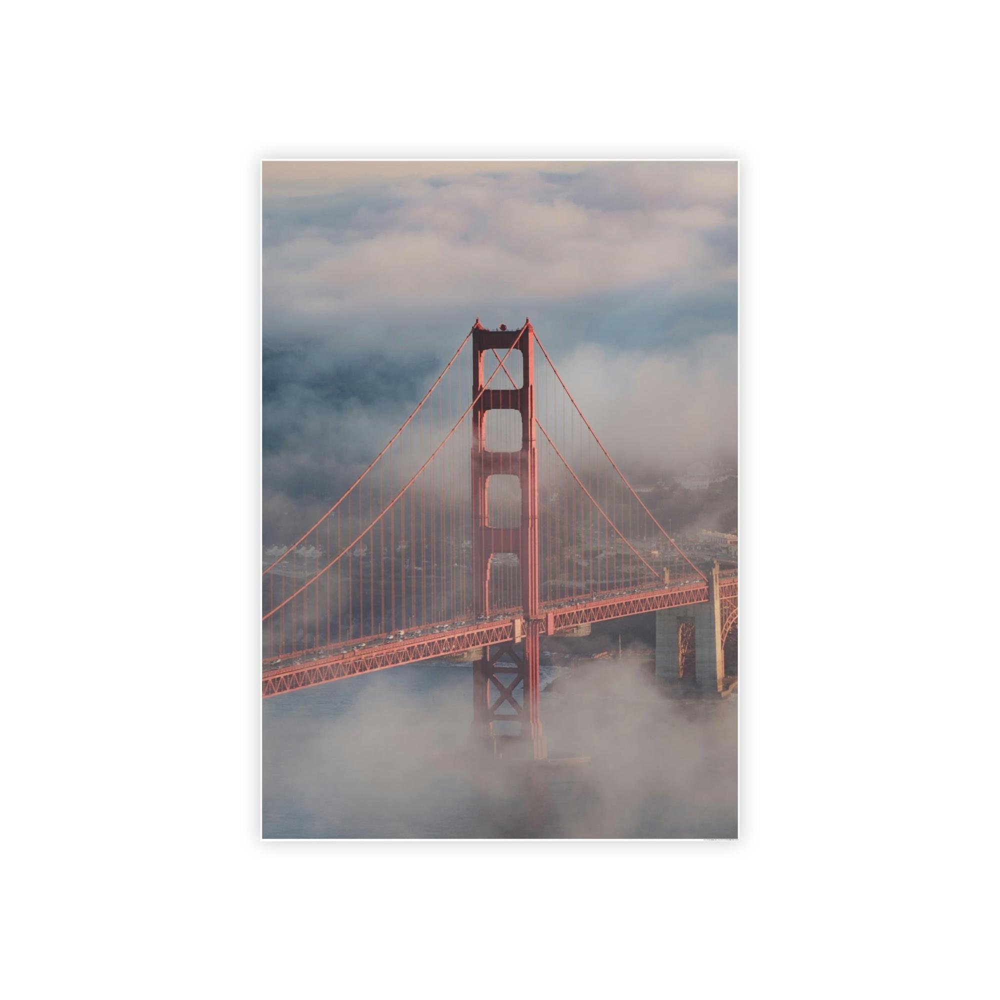 Bridge Majestic Bridge in the City: Impressive Wall Art for Your Home or Office