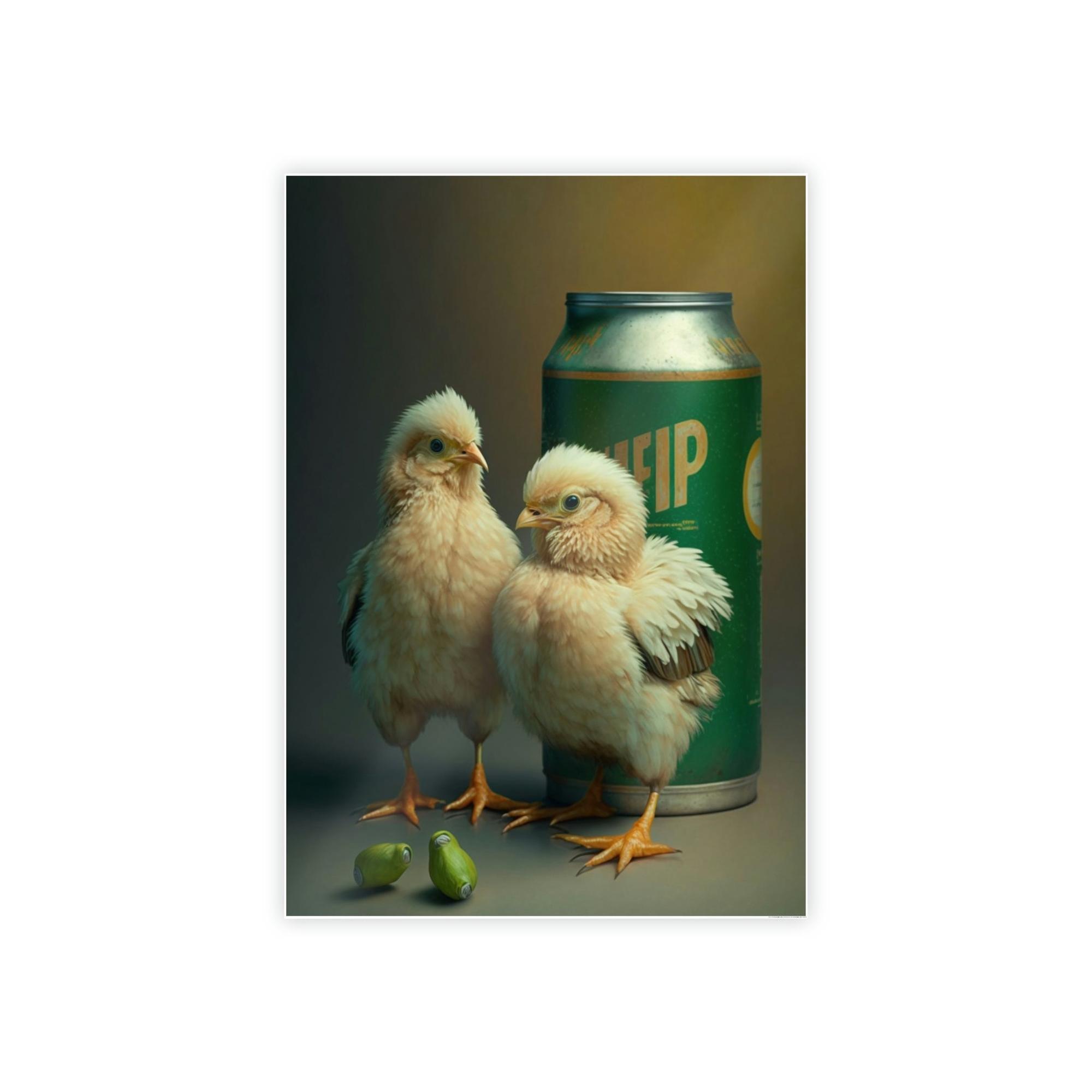 Chickens Feathered Friends: Natural Canvas with Adorable Chicken Portraits