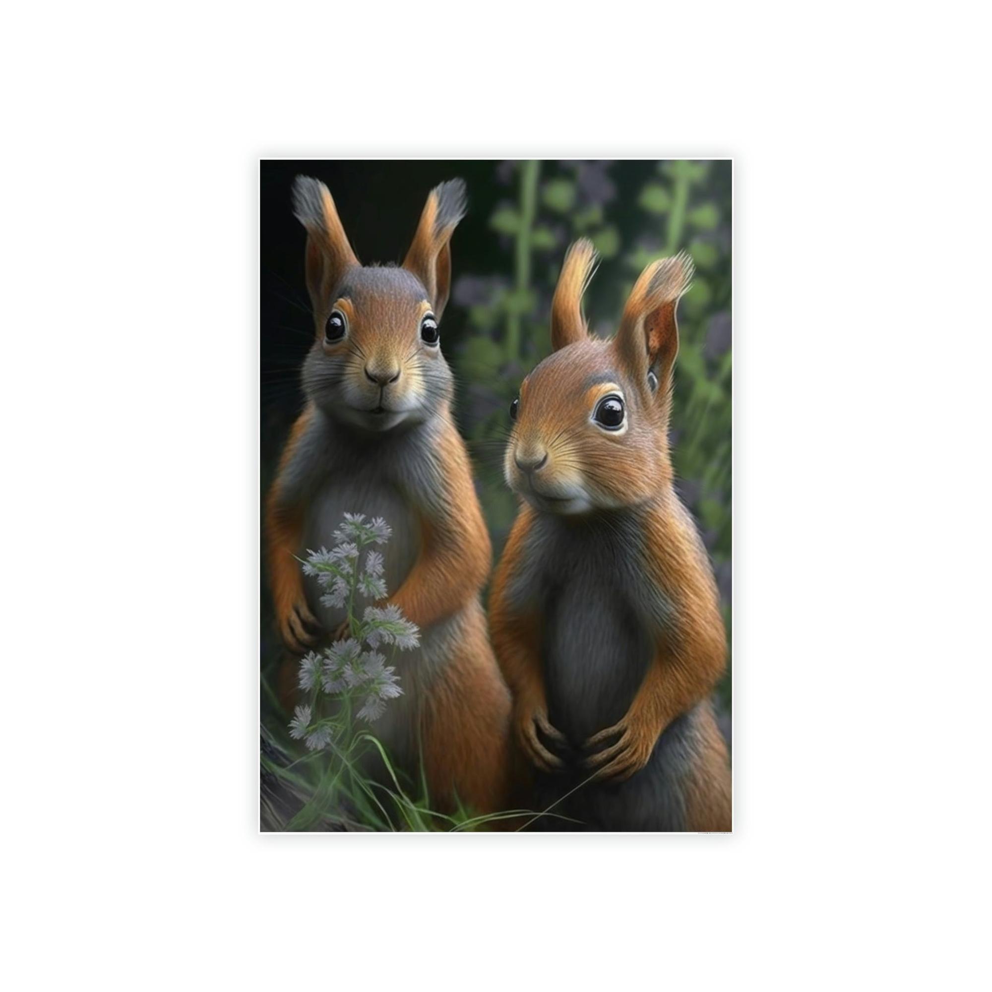 Squirrels Furry Flirtations: A Squirrel's Romance