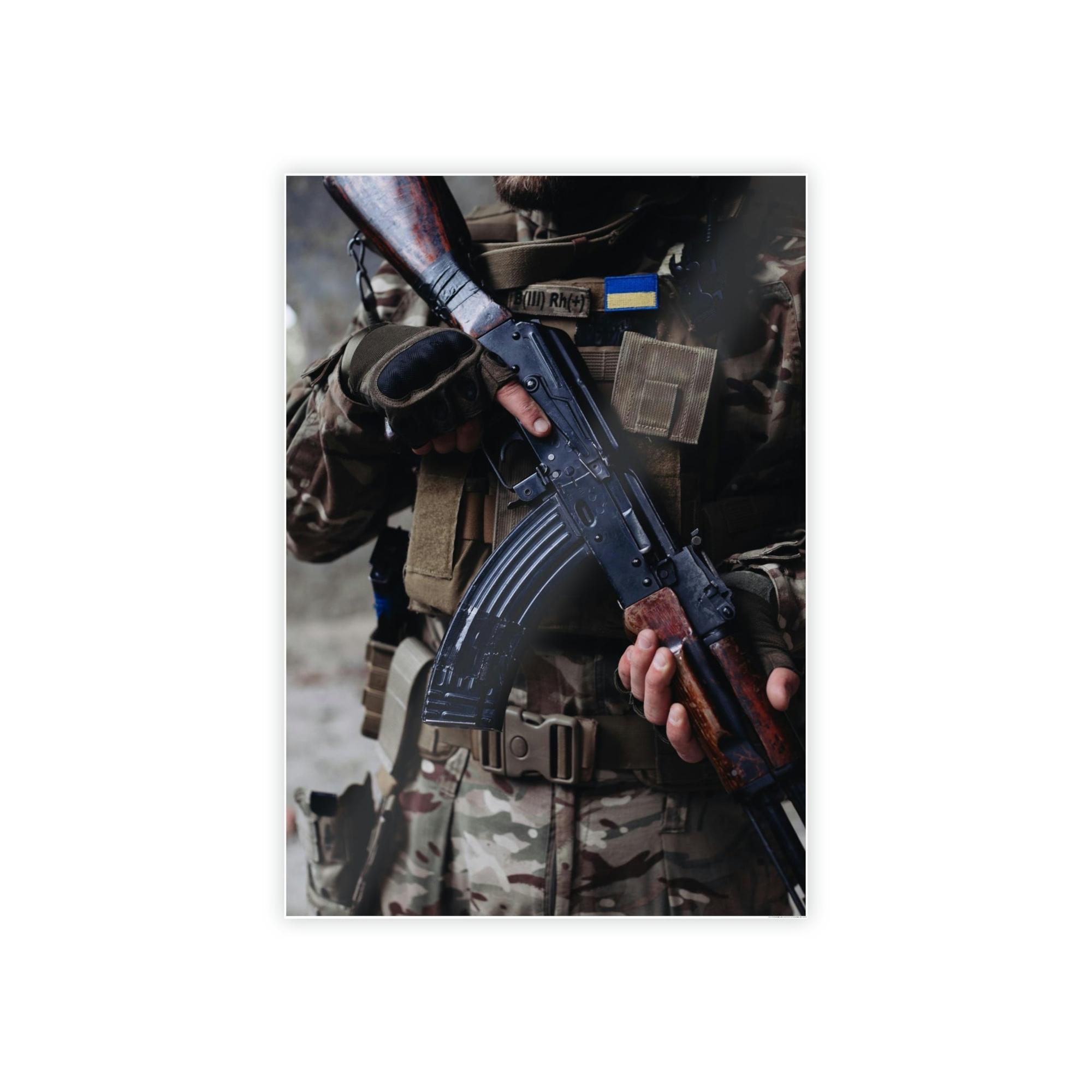Army Armed and Dangerous: High-Quality Poster of Modern Army Weapons