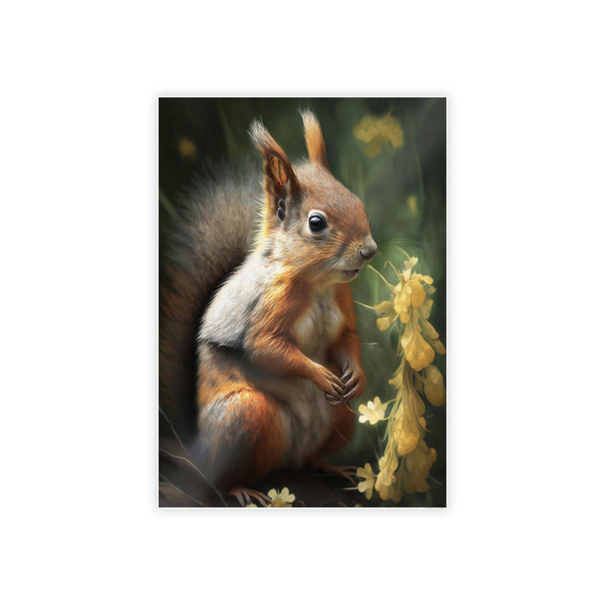 Squirrels Autumn Harvest: A Squirrel's Bounty