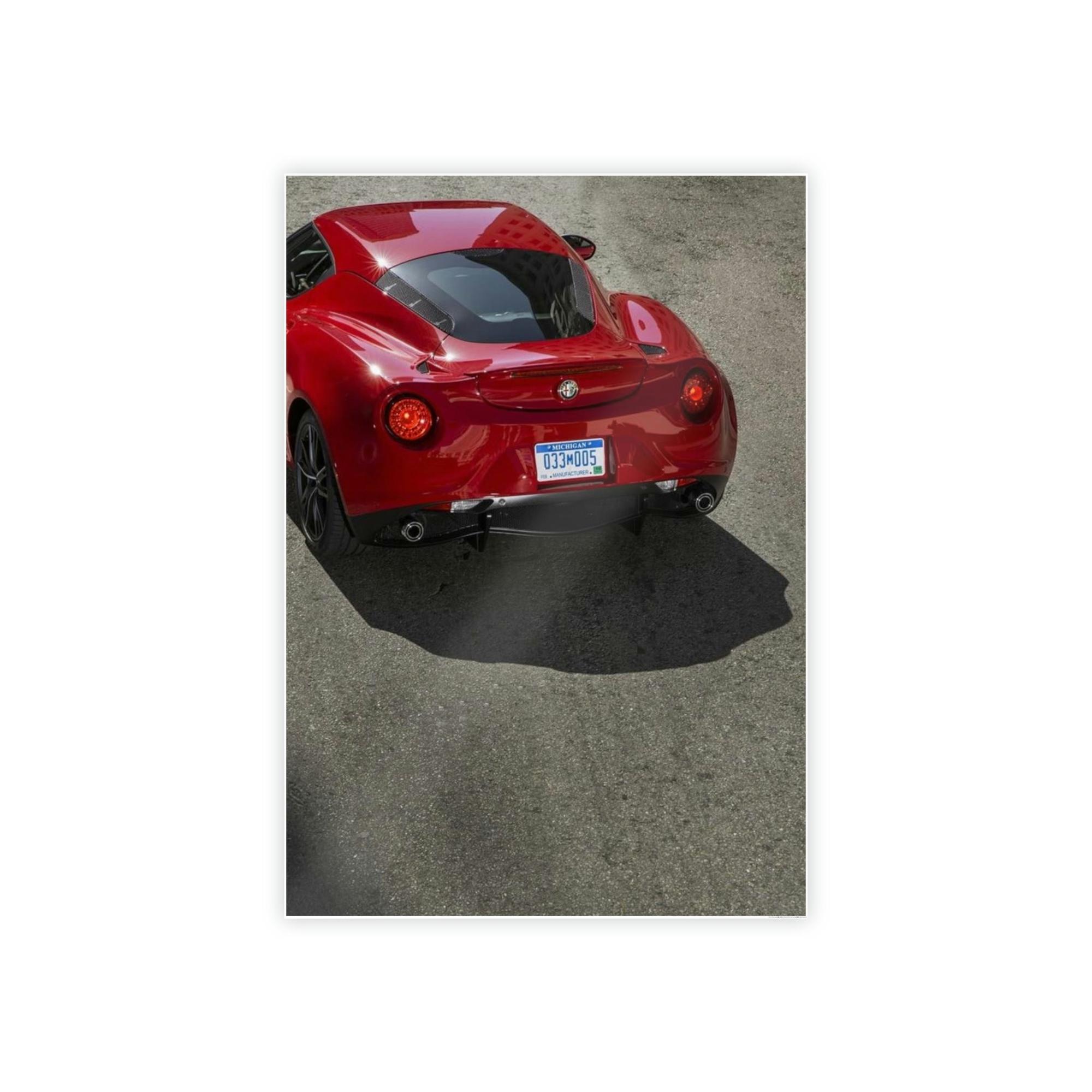 Alfa Romeo Speed and Grace: A Wall Art Print of an Alfa Romeo in Motion