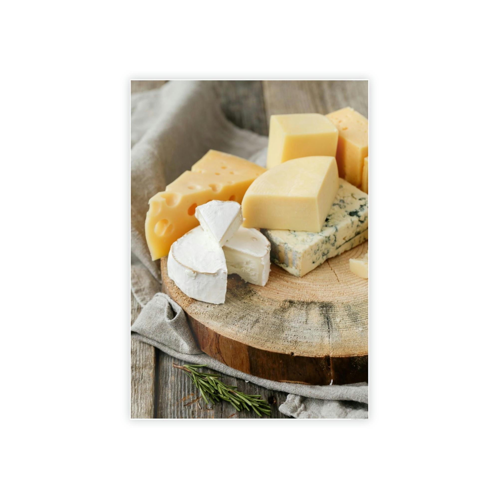 Cheese The Beauty of Cheese: Premium Canvas Prints of Artfully Arranged Cheese Plates