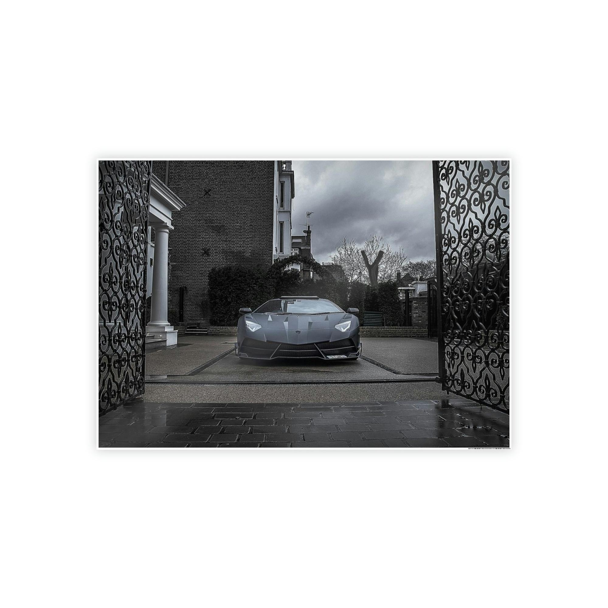 Lamborghini Speed Demon on Canvas & Poster: Captivating Artwork of Lamborghini