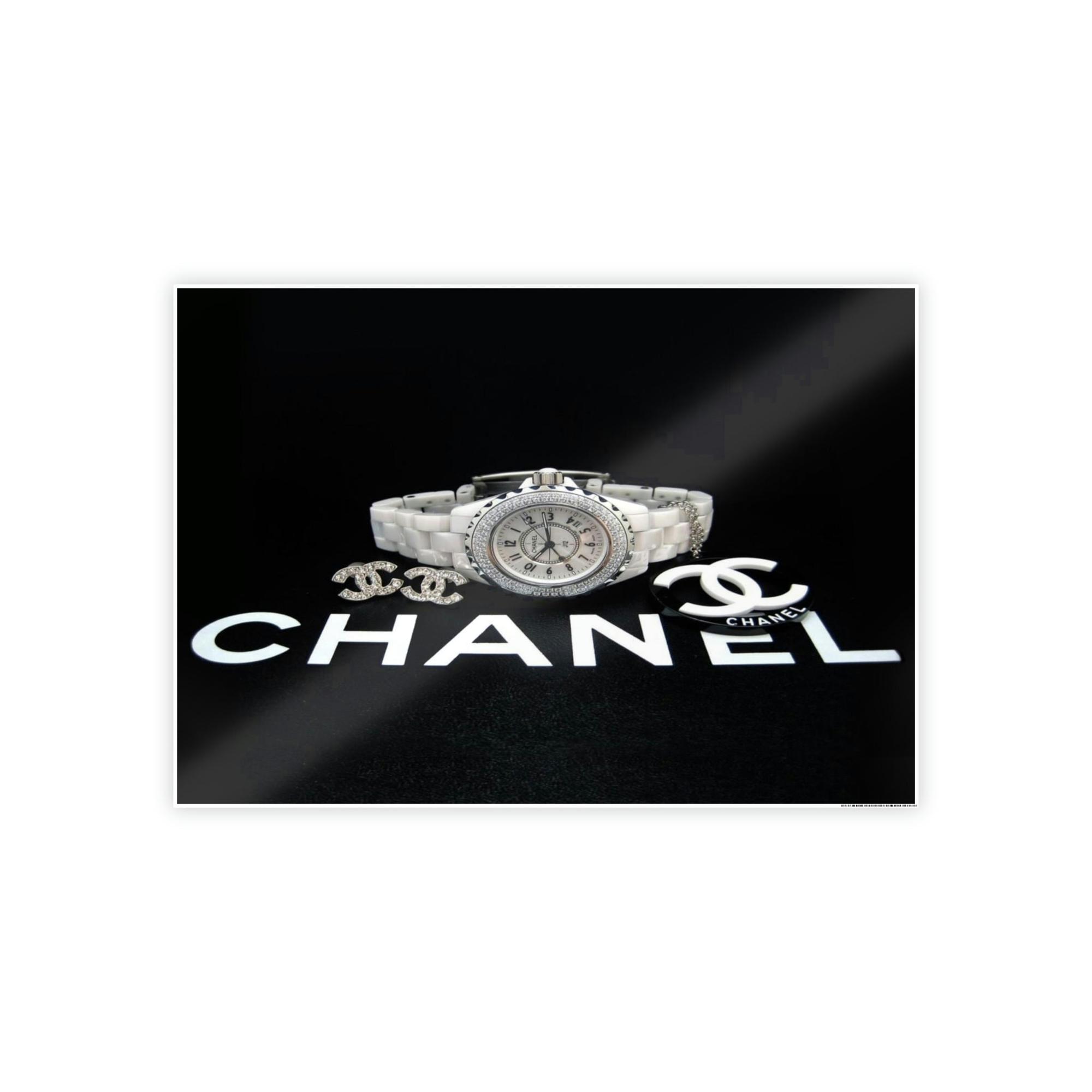 Chanel Classy and Chic: Chanel-Inspired Wall Art on Natural Canvas