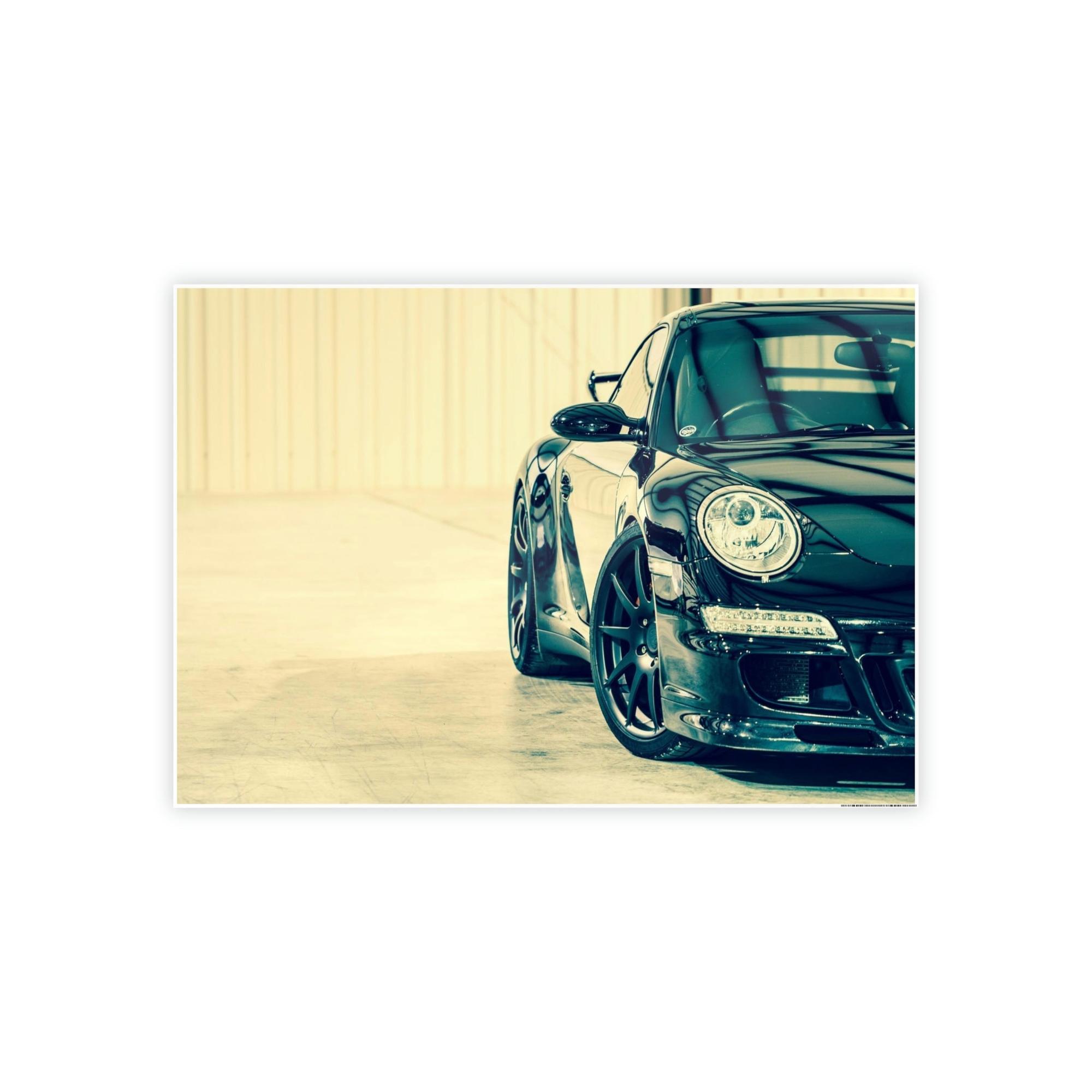 Porsche The Art of Speed: A Beautiful Framed Canvas & Poster Print of a Porsche in Motion